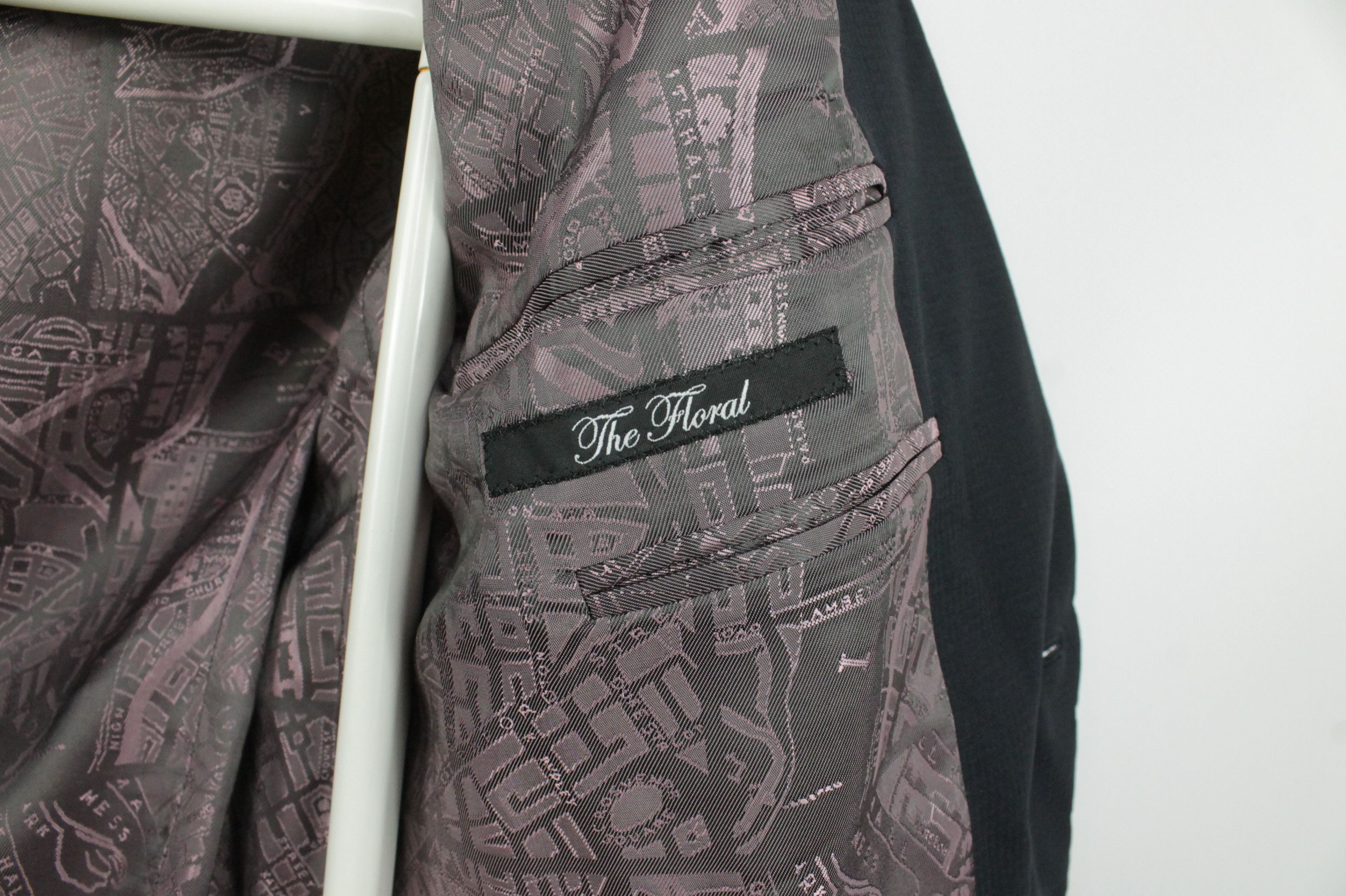 Paul Smith Paul Smith The Floral Navy Wool Slim Fit Suit Blazer Men's Size US M / EU 48-50 / 2 - 10 Thumbnail