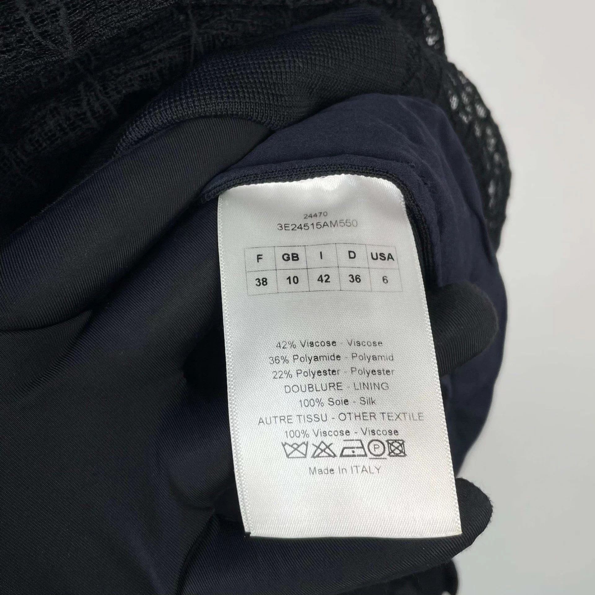 Dior Dior blend sleeveless top 38 black Size S / US 4 / IT 40 - 4 Thumbnail