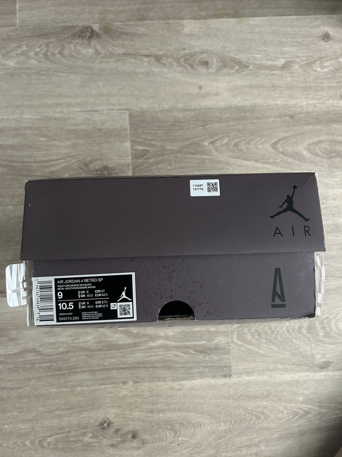 A Ma Maniere × Nike Jordan 4 Retro SP x À Ma Manière Size US 9 / EU 42 - 18 Thumbnail