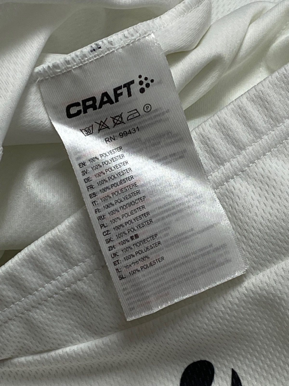 Bicycle Vintage CRAFT Bicycle Marathon Zip Jersey Many Sponsors Y2K Size US M / EU 48-50 / 2 - 5 Thumbnail