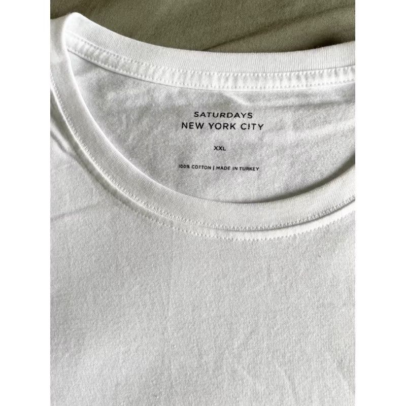 Saturdays NYC Men’s 🇺🇸 Saturdays NYC Slash Logo Crewneck Tee Sz 2XL NWT Size US XXL / EU 58 / 5 - 3 Thumbnail