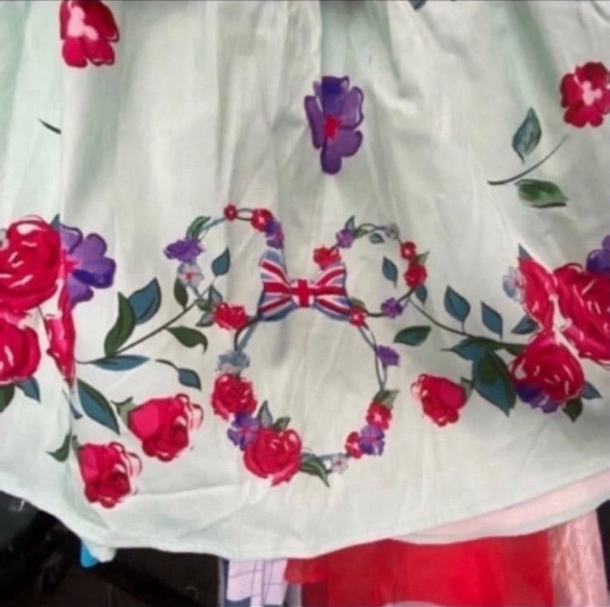 Disney Disney parks dress shop uk pavilion/ England skirt NWT LARGE Size 31" - 2 Thumbnail