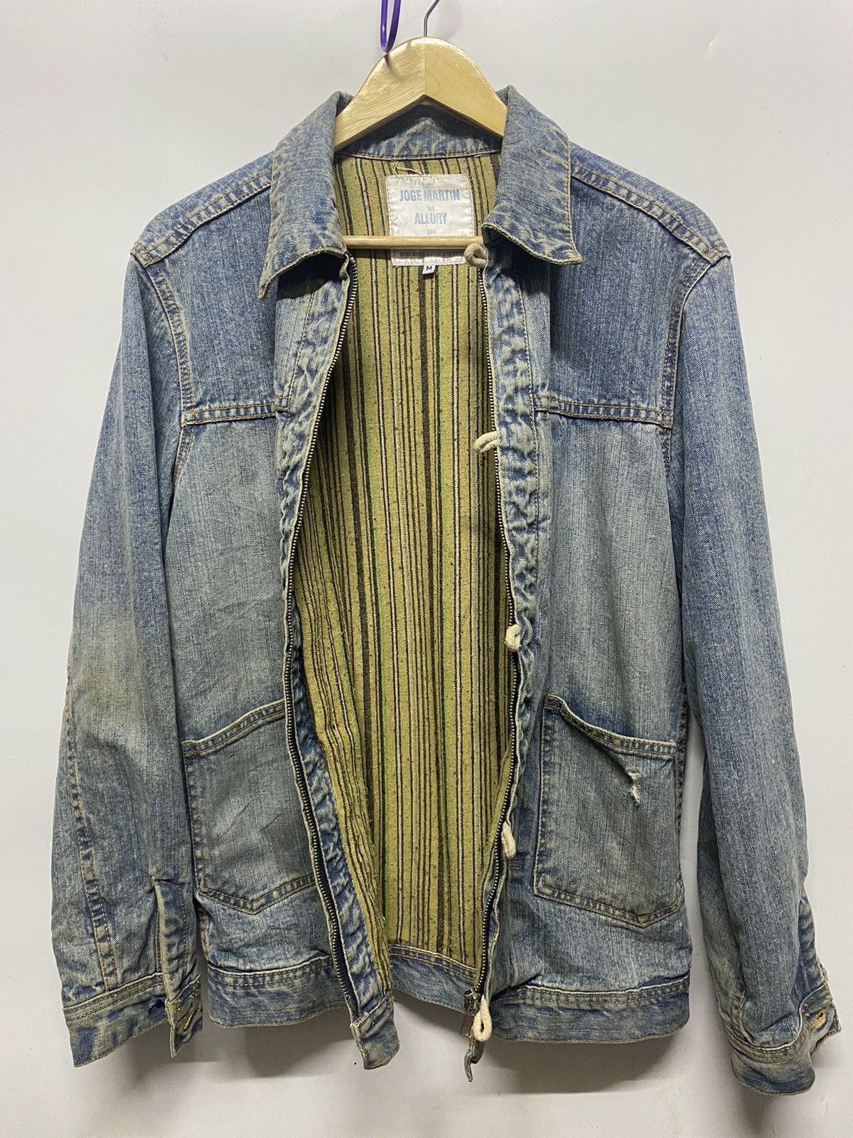 Japanese Brand Live! Joge Martin The Allury And Nico Frankrin Denim Jacket Size US M / EU 48-50 / 2 - 3 Thumbnail