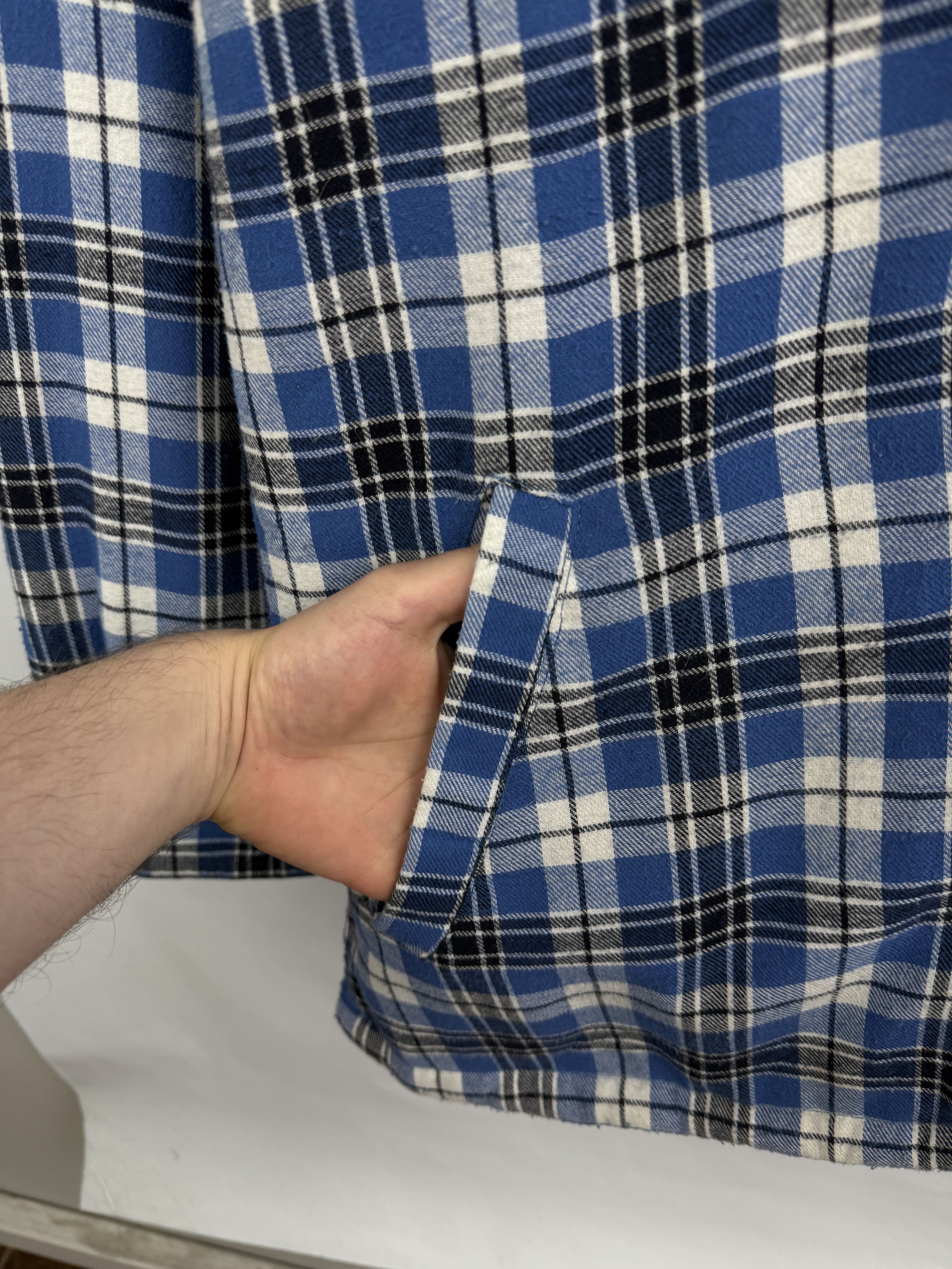 Flannel 🇺🇸🪓Vintage Champion Pennine Flannel Sherpa Fleece Lined R13 Size US XL / EU 56 / 4 - 8 Thumbnail
