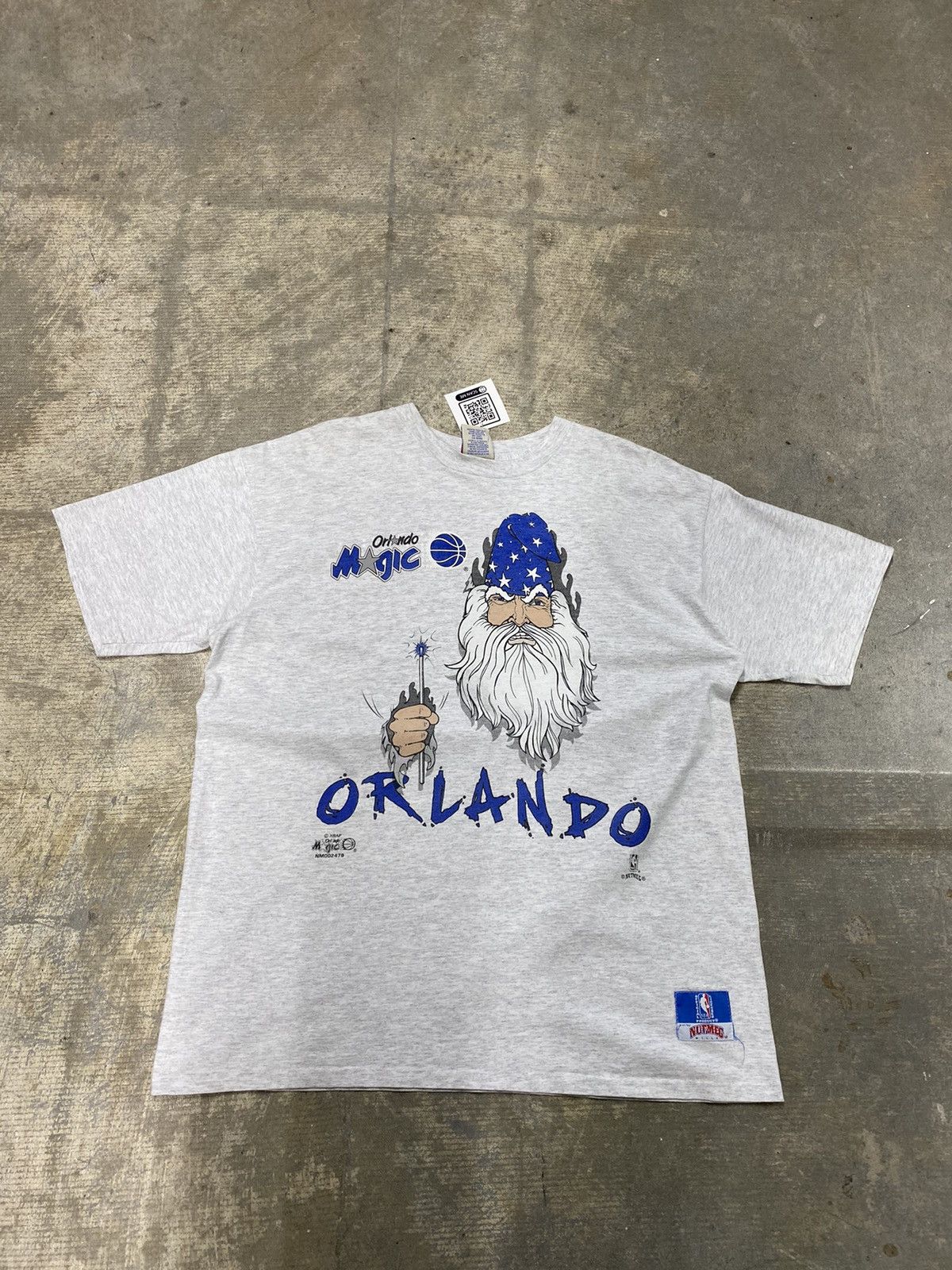 NBA × Nutmeg × Vintage Vintage 90’s Orlando Magic Nutmeg Double Sided T-Shirt Size US L / EU 52-54 / 3 - 2 Thumbnail