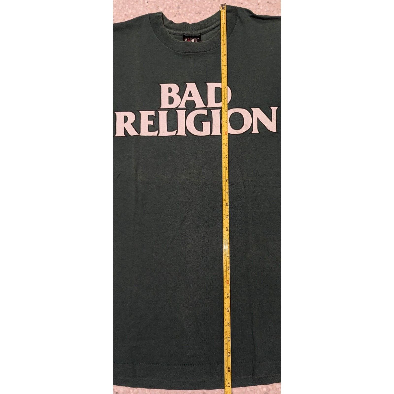 Giant VINTAGE BAD RELIGION GREEN LOGO T-SHIRT - GIANT TAG - 90S Size US L / EU 52-54 / 3 - 5 Thumbnail