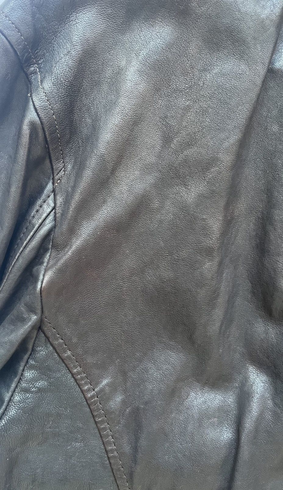 Dolce & Gabbana Dolce & Gabbana Brown Leather Mens Jacket Size US L / EU 52-54 / 3 - 21 Thumbnail
