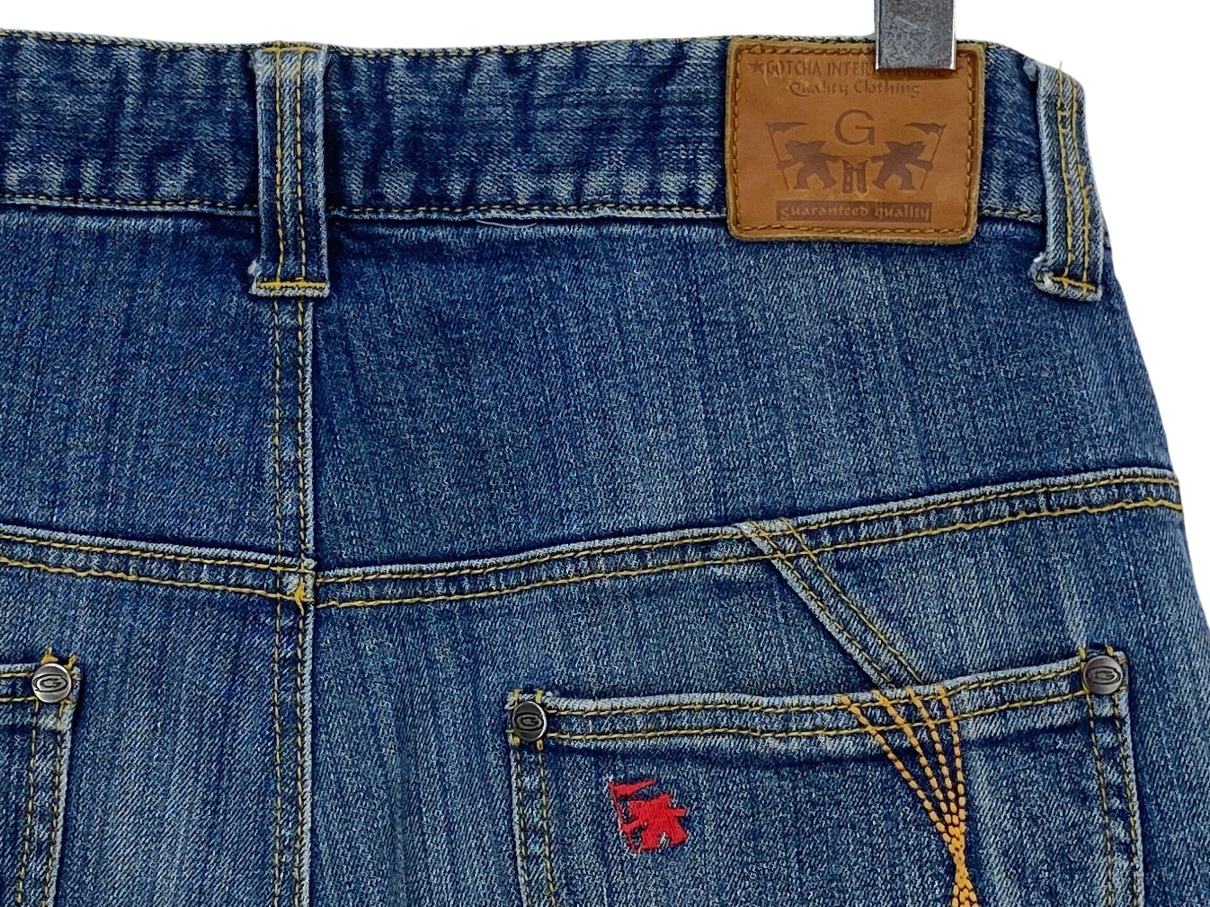 Japanese Brand Gotcha J-Shape Skateboard Surf Jeans Size US 32 / EU 48 - 8 Thumbnail
