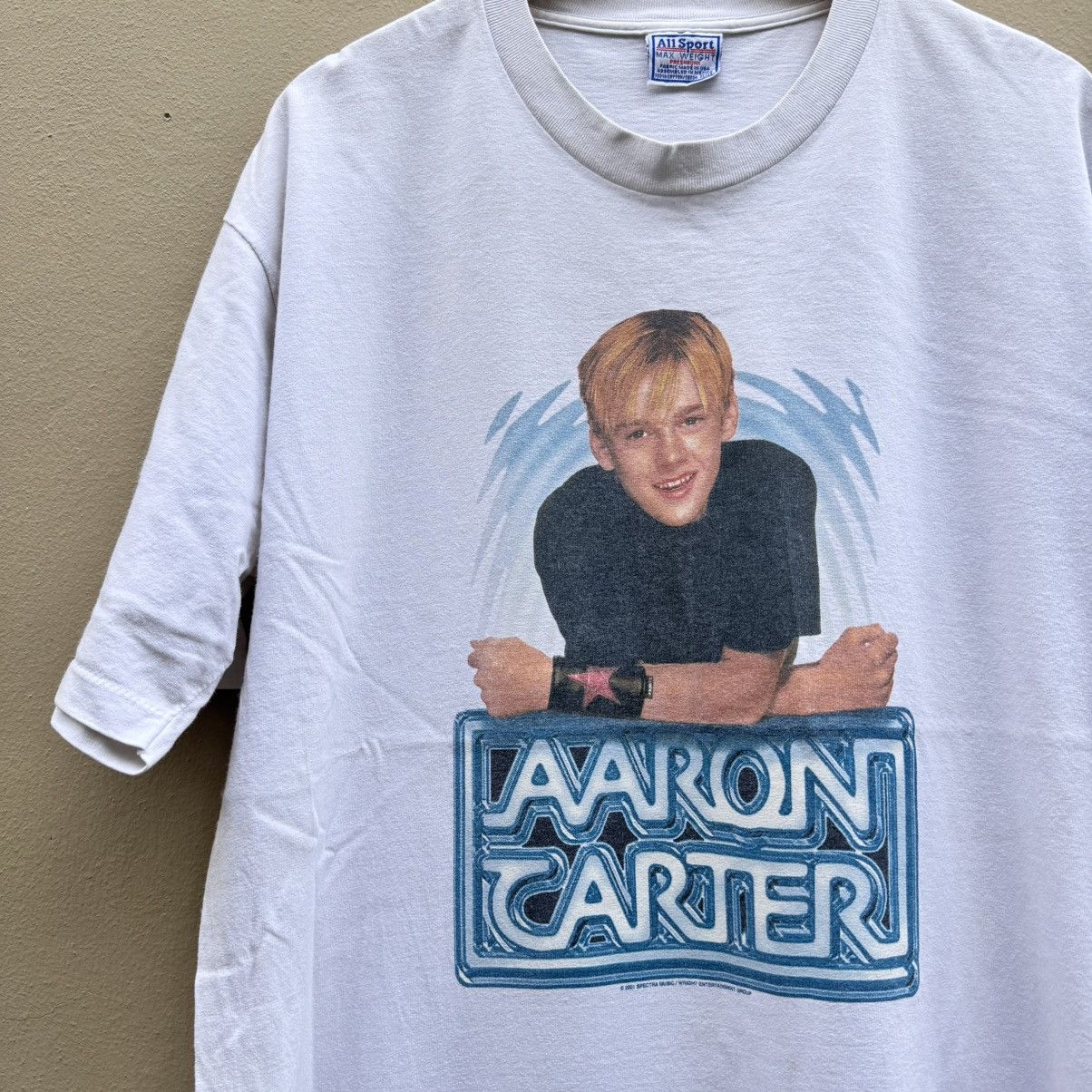 Rap Tees × Vintage Vintage aaron carter 2001 rare tee Size US XL / EU 56 / 4 - 2 Thumbnail