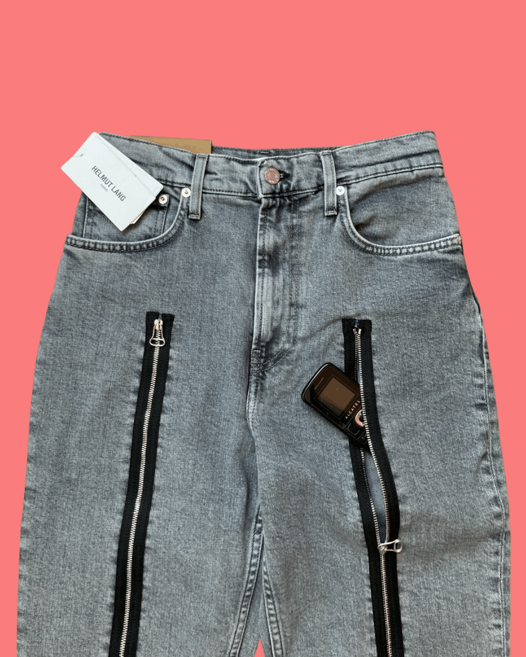 Helmut Lang Helmut Lang Front Zip Jeans "Hi Spikes" Size US 28 / EU 44 - 3 Thumbnail
