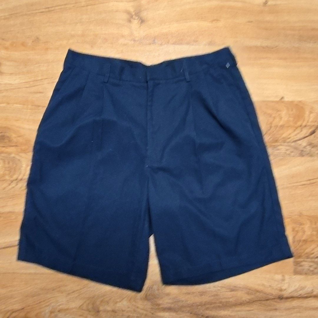 Nike Nike Navy Blue Pleated Casual Mens 36 Golf Shorts Size US 36 / EU 52 - 1 Thumbnail