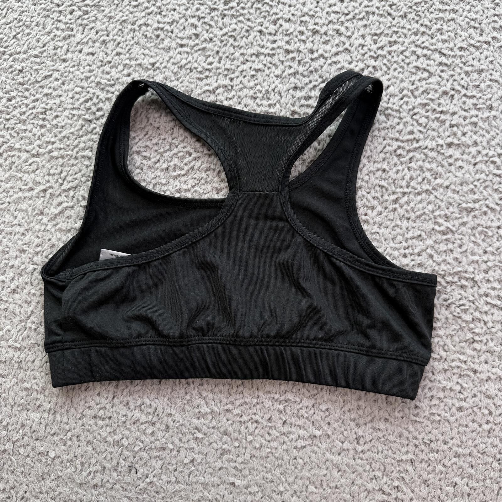 New Balance New Balance Black Racerback Sports Bra Women’s Medium Size ONE SIZE - 2 Thumbnail