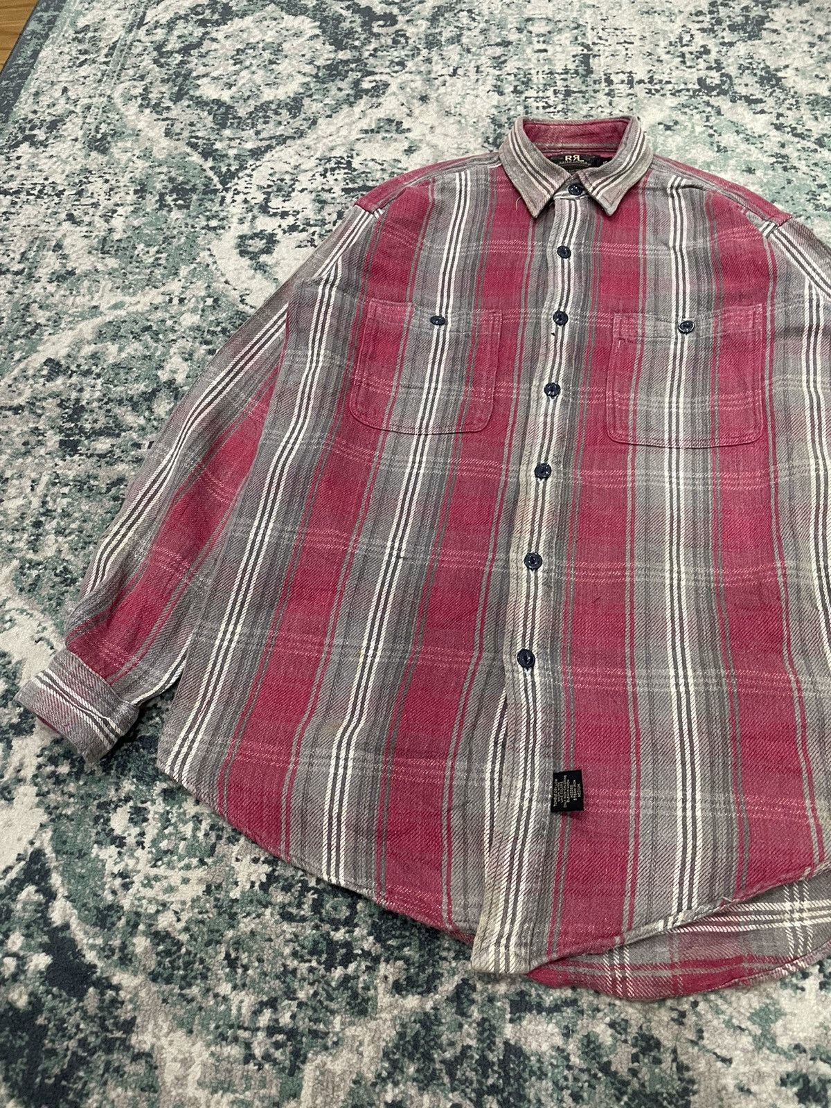 RRL Ralph Lauren RRL Ralph Lauren Heavy Cotton flannel Size US L / EU 52-54 / 3 - 3 Thumbnail