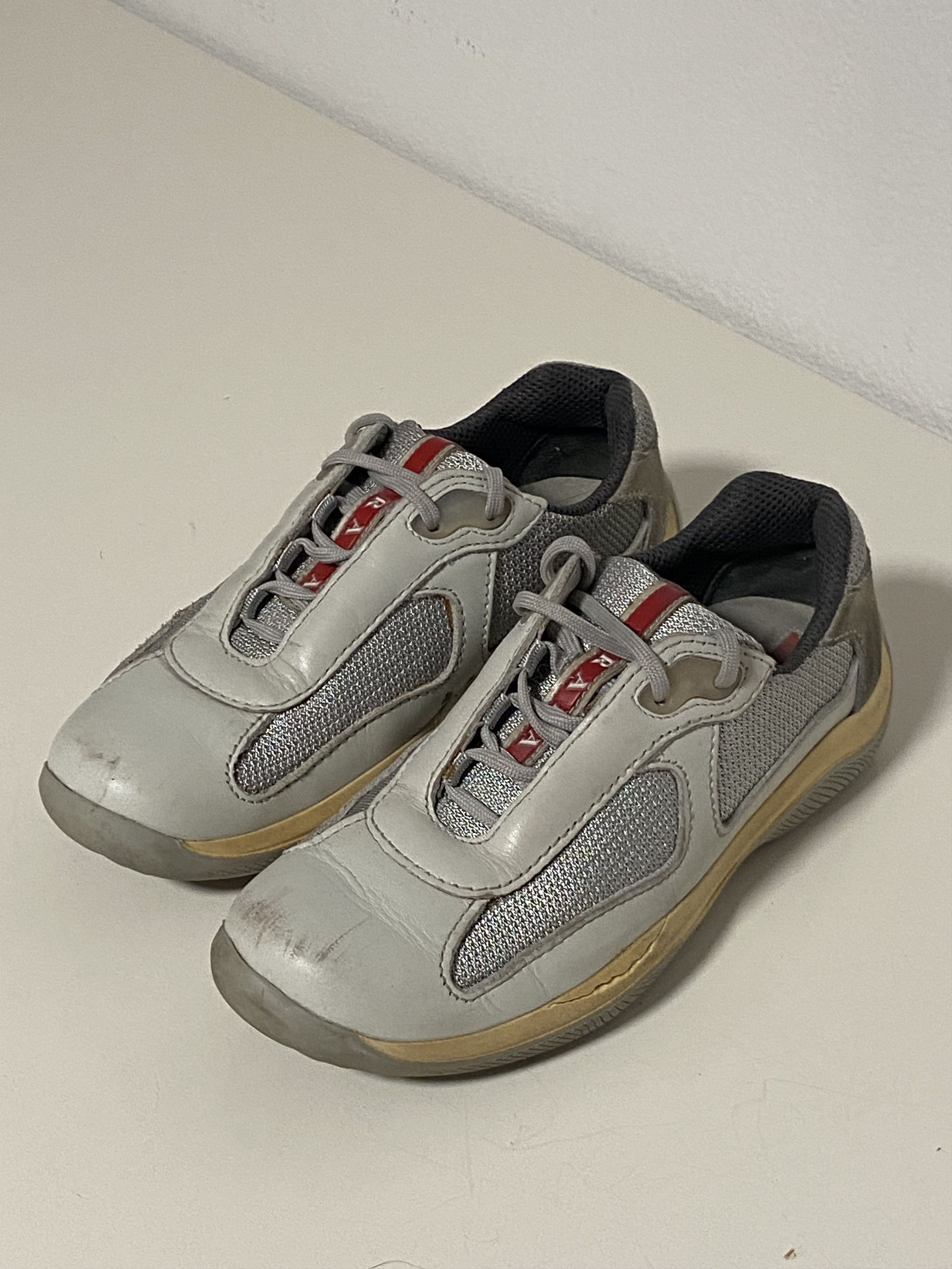 Prada PRADA AMERICAS CUP SNEAKERS SHOES Size US 5.5 / IT 35.5 - 2 Thumbnail