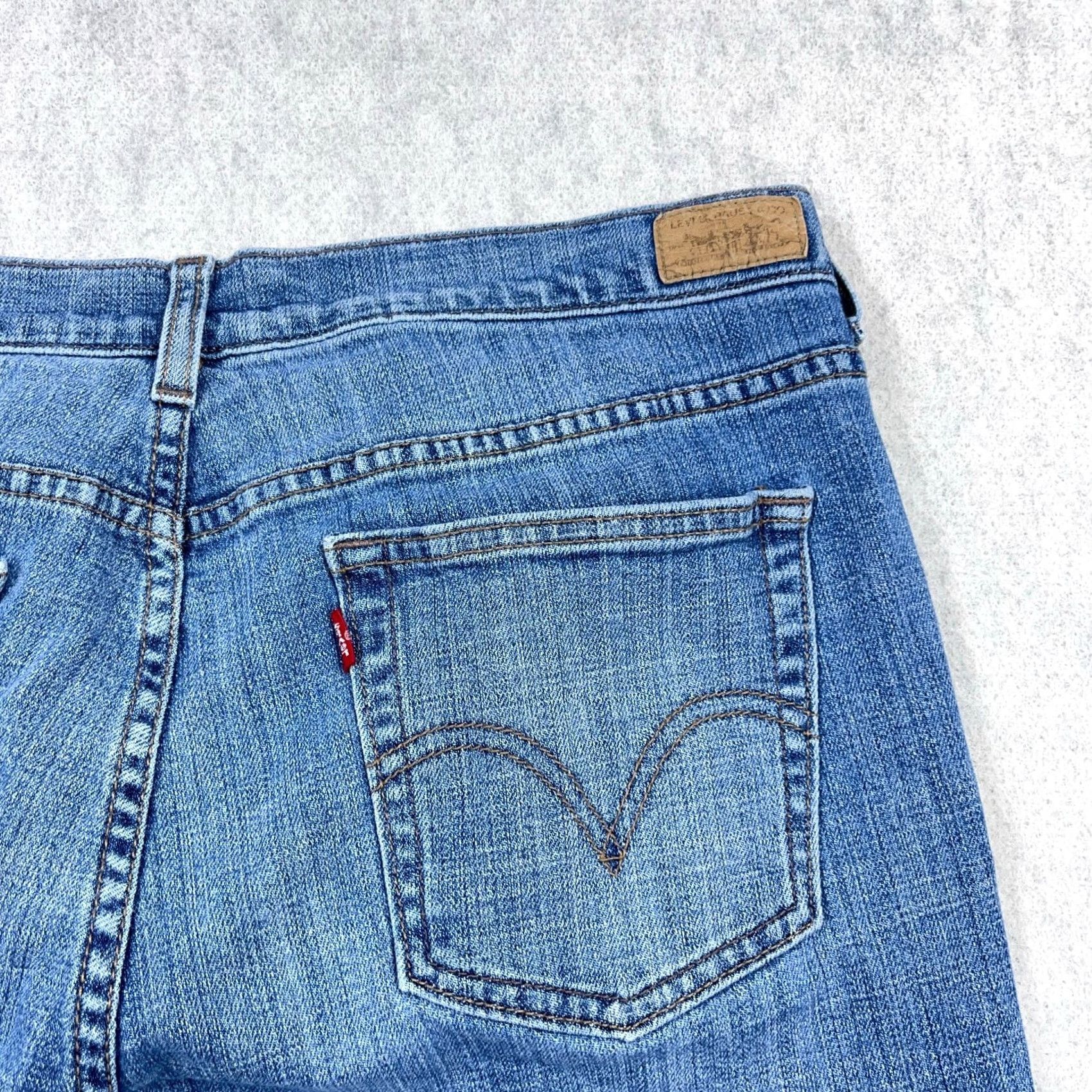 Levi's VINTAGE Levi's 515 Jeans Women 14 Mid Rise Boot Cut 34x28 Blue Regular Denim Size 36" / US 14 / IT 50 - 6 Thumbnail