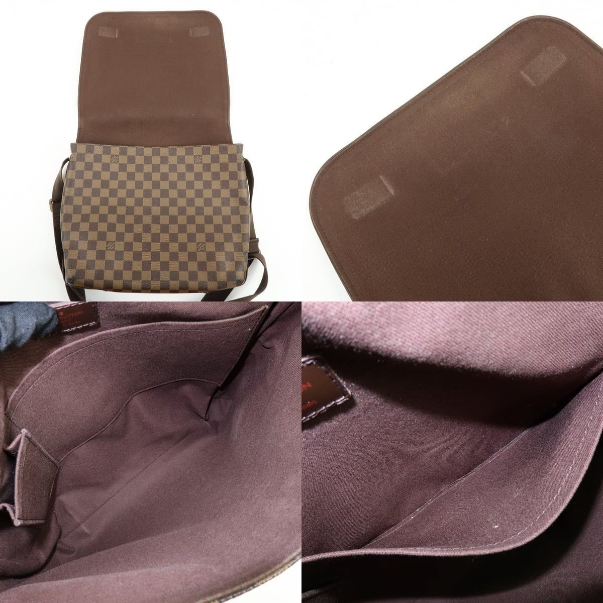 Louis Vuitton Louis Vuitton Damier Ebene Brooklyn Messenger Bag Size ONE SIZE - 7 Thumbnail