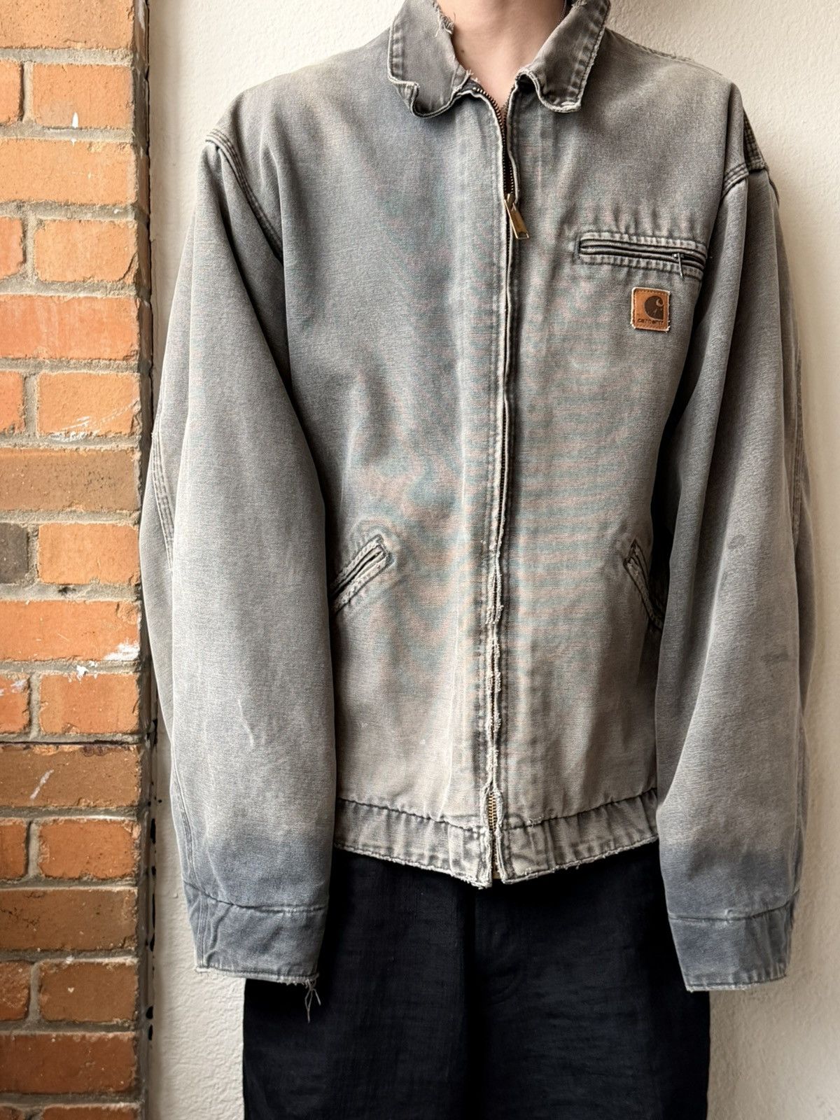 Carhartt Carhartt Distressed Work Wear Jacket Size US XL / EU 56 / 4 - 1 Thumbnail