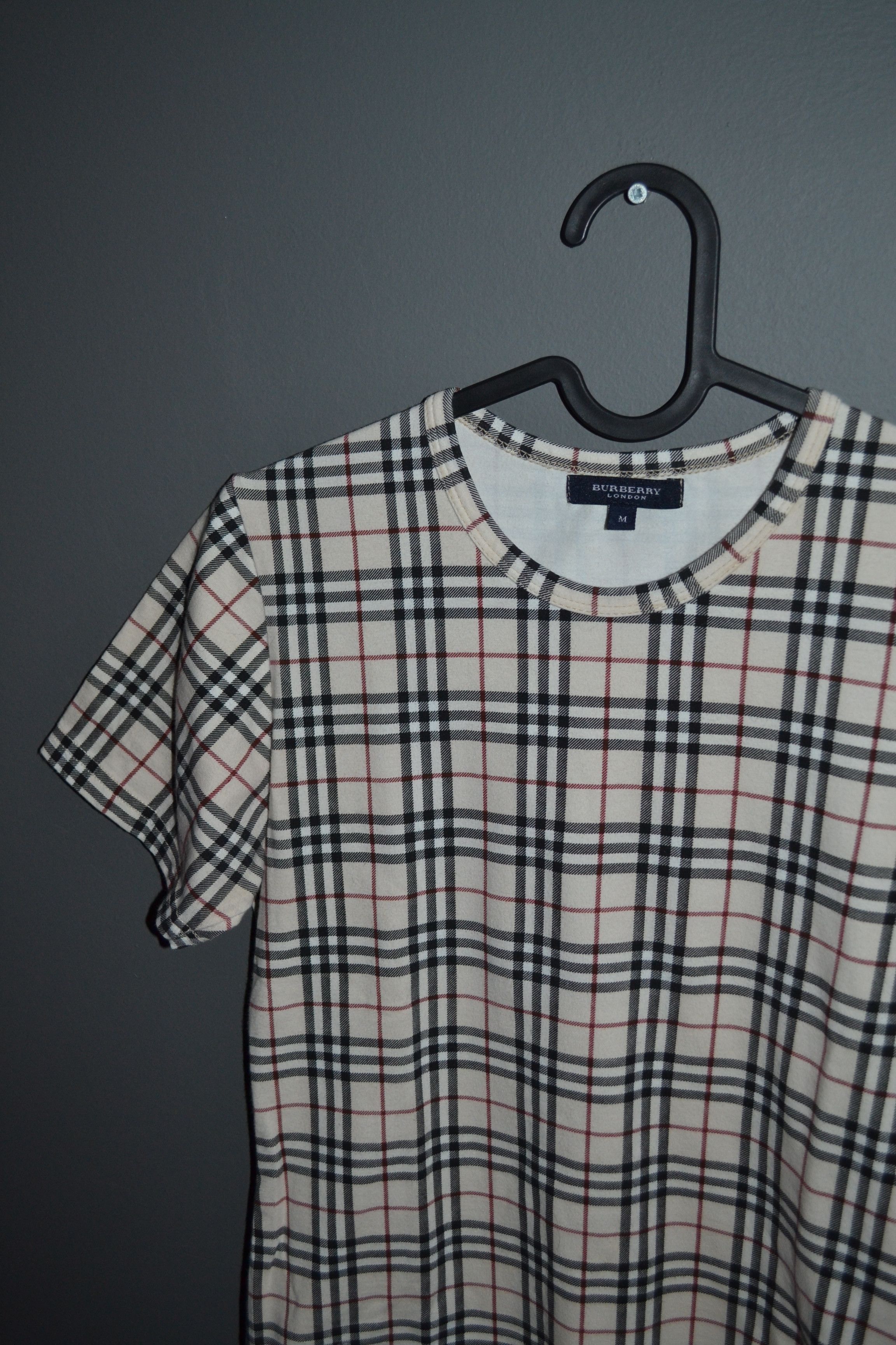 Burberry Vintage Burberry Vintage Novacheck T shirt Women s Stretch M Grailed