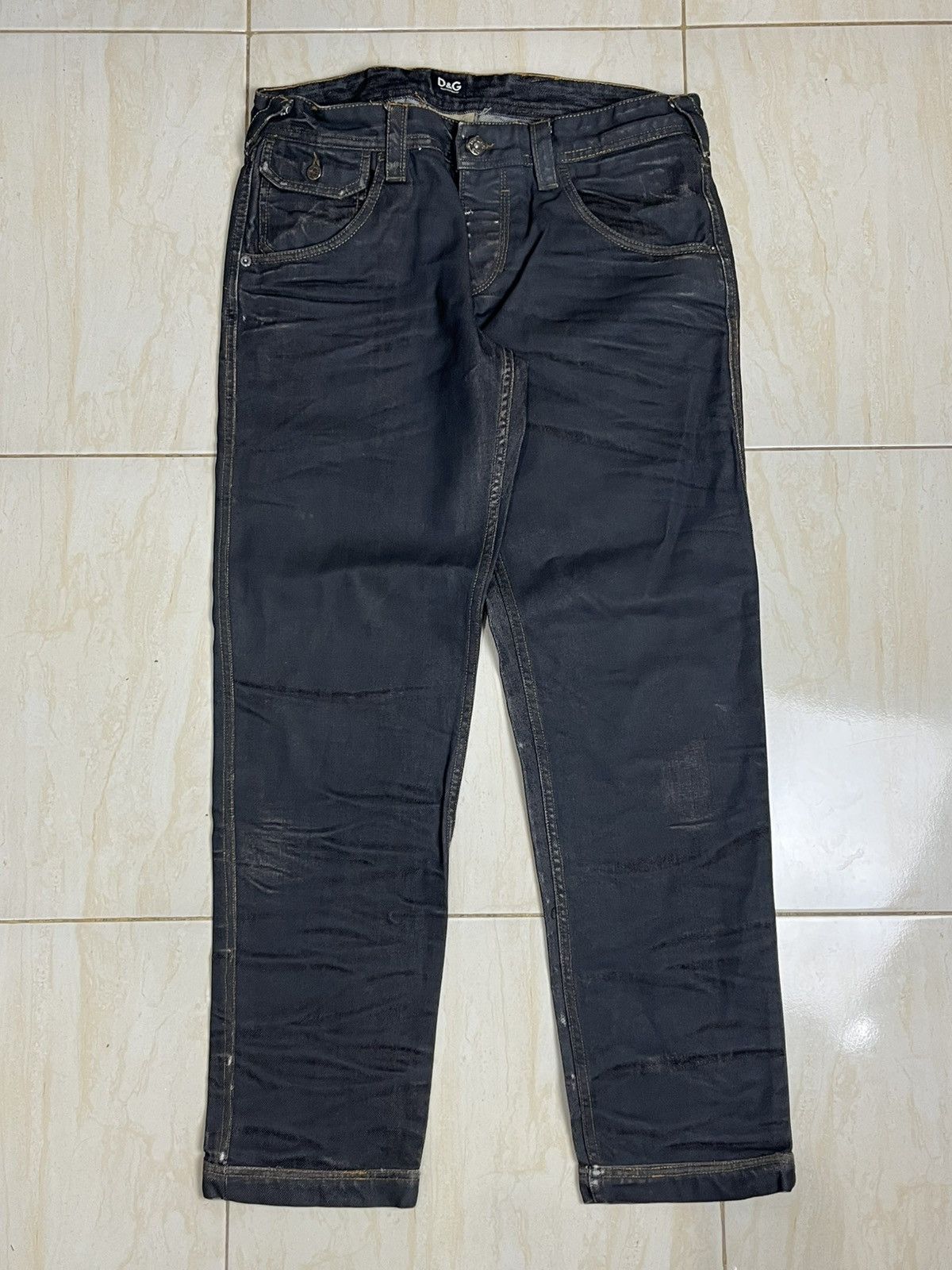 Dolce & Gabbana Dolce & Gabbana Wax buckle pants Size US 32 / EU 48 - 2 Thumbnail