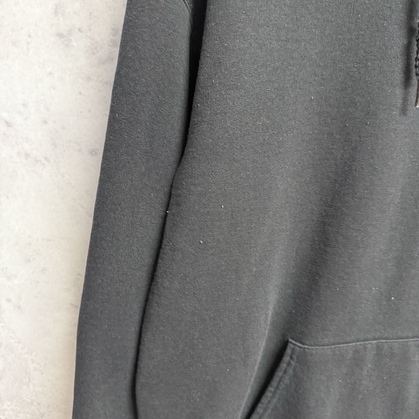 Vintage Vintage Black Blank Hoodie Sweatshirt Mens Small 20x24.5 Ska Size US S / EU 44-46 / 1 - 4 Thumbnail