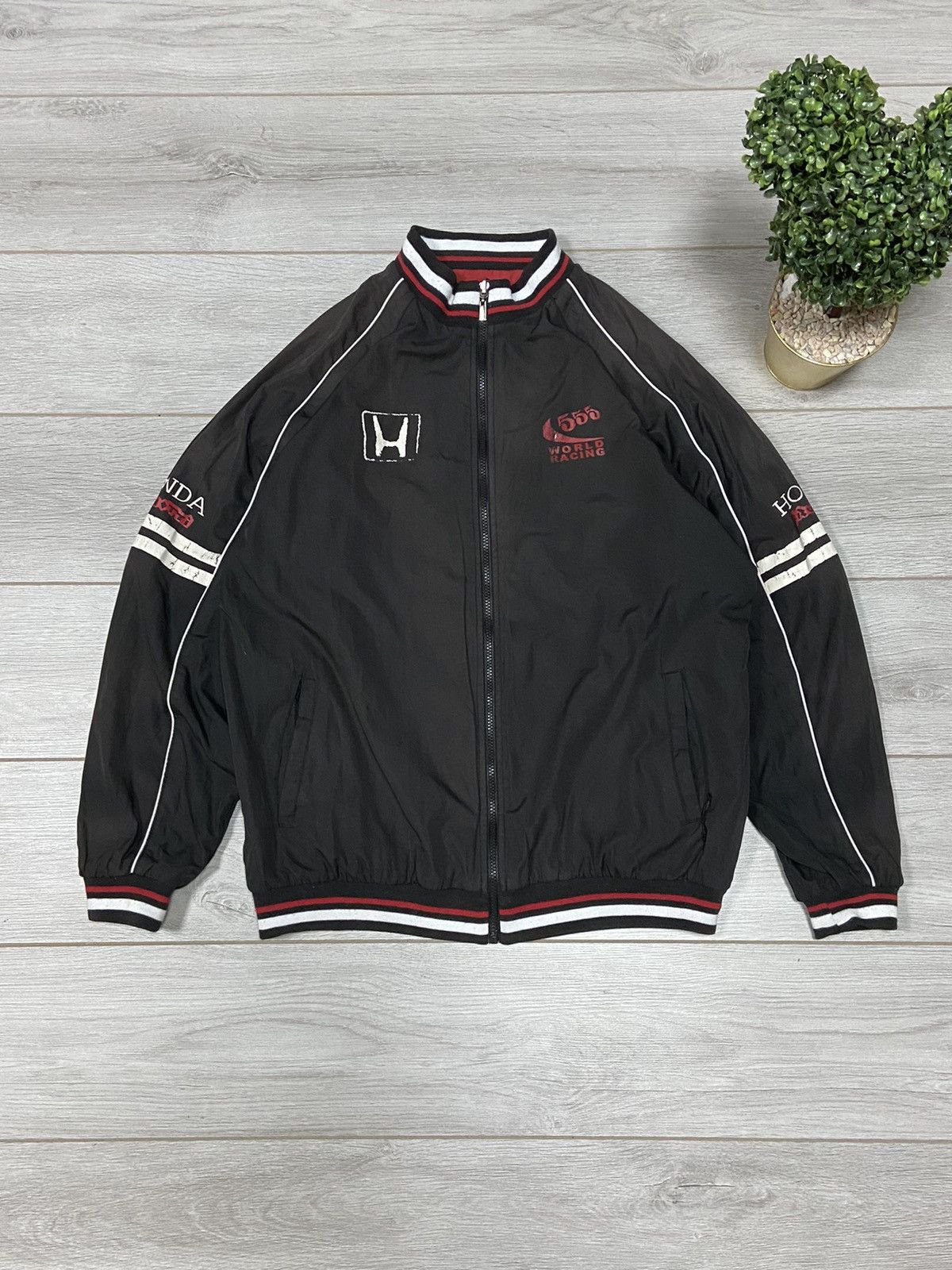 Honda Honda Lucky Strike reversible distressed racing vintage Size US XXL / EU 58 / 5 - 4 Thumbnail