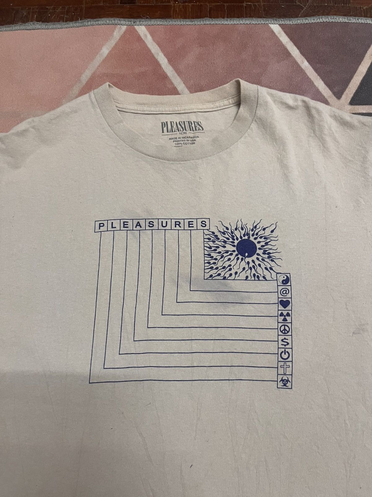 Pleasures pleasures religion sperm tee Size US M / EU 48-50 / 2 - 4 Thumbnail