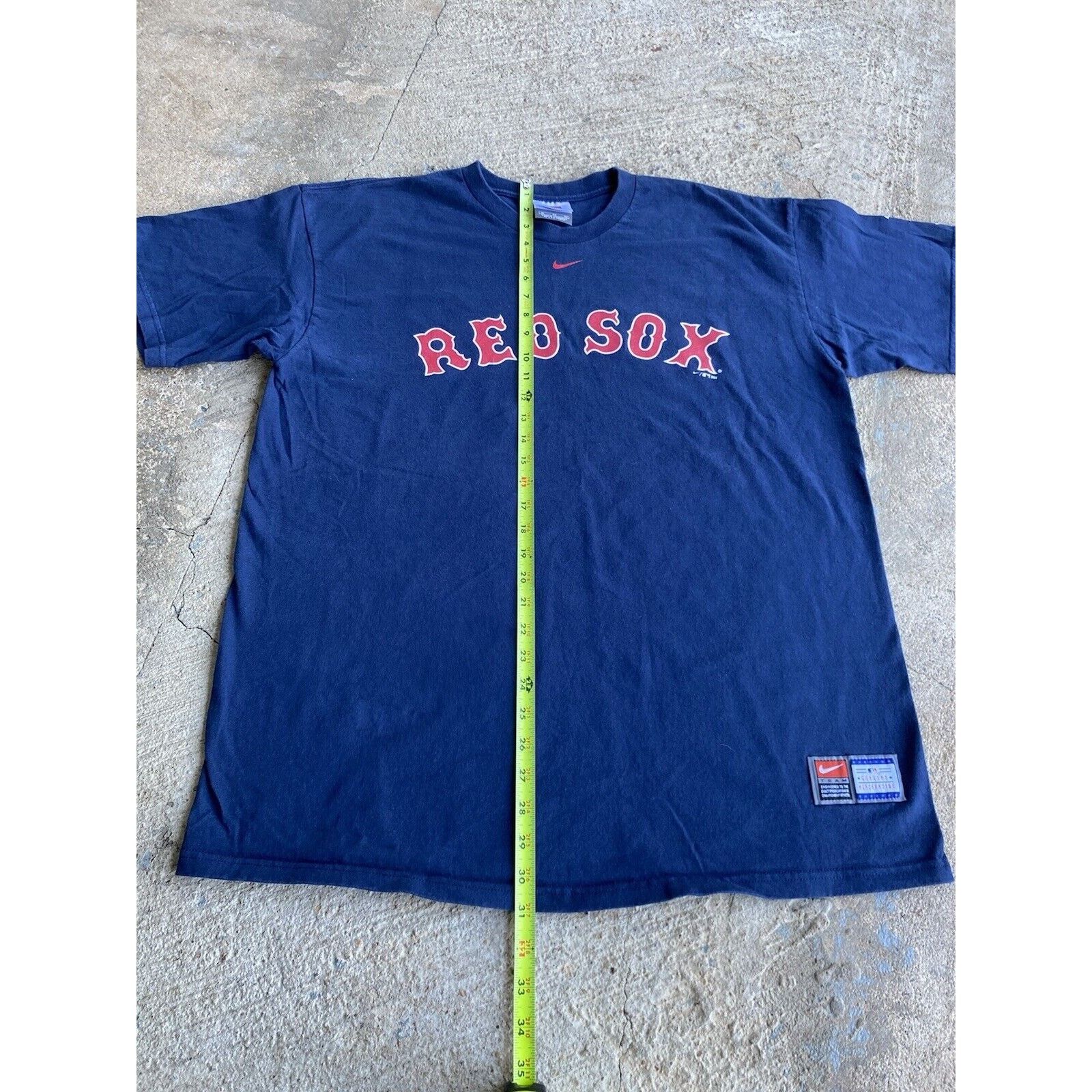 Nike Vintage Y2K 2000s Nike Center Swoosh Boston Red Sox Shirt Size US XL / EU 56 / 4 - 9 Thumbnail