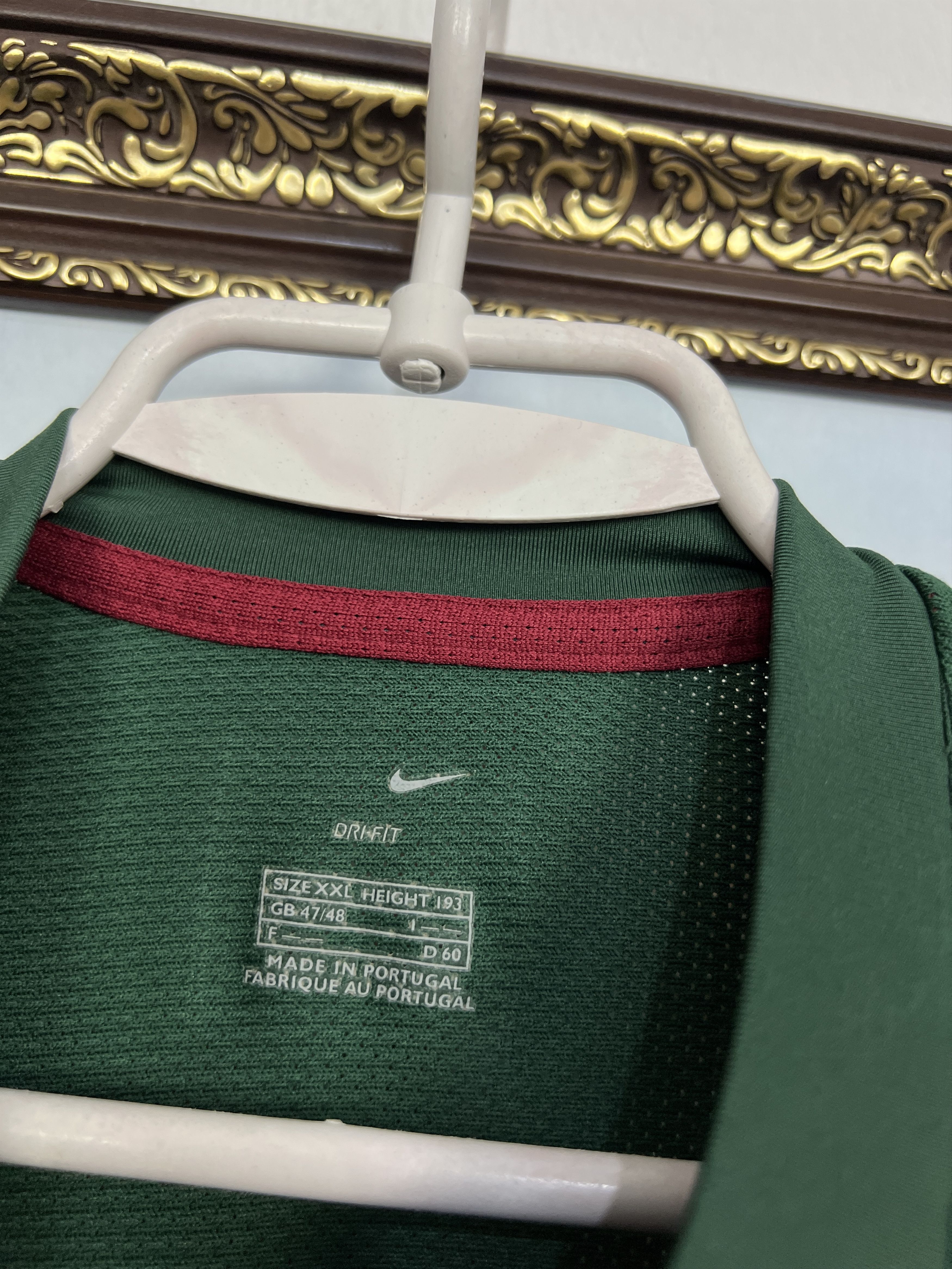 Nike Football Portugal Train Player Issue Shirt Soccer Jersey Size US XXL / EU 58 / 5 - 7 Thumbnail