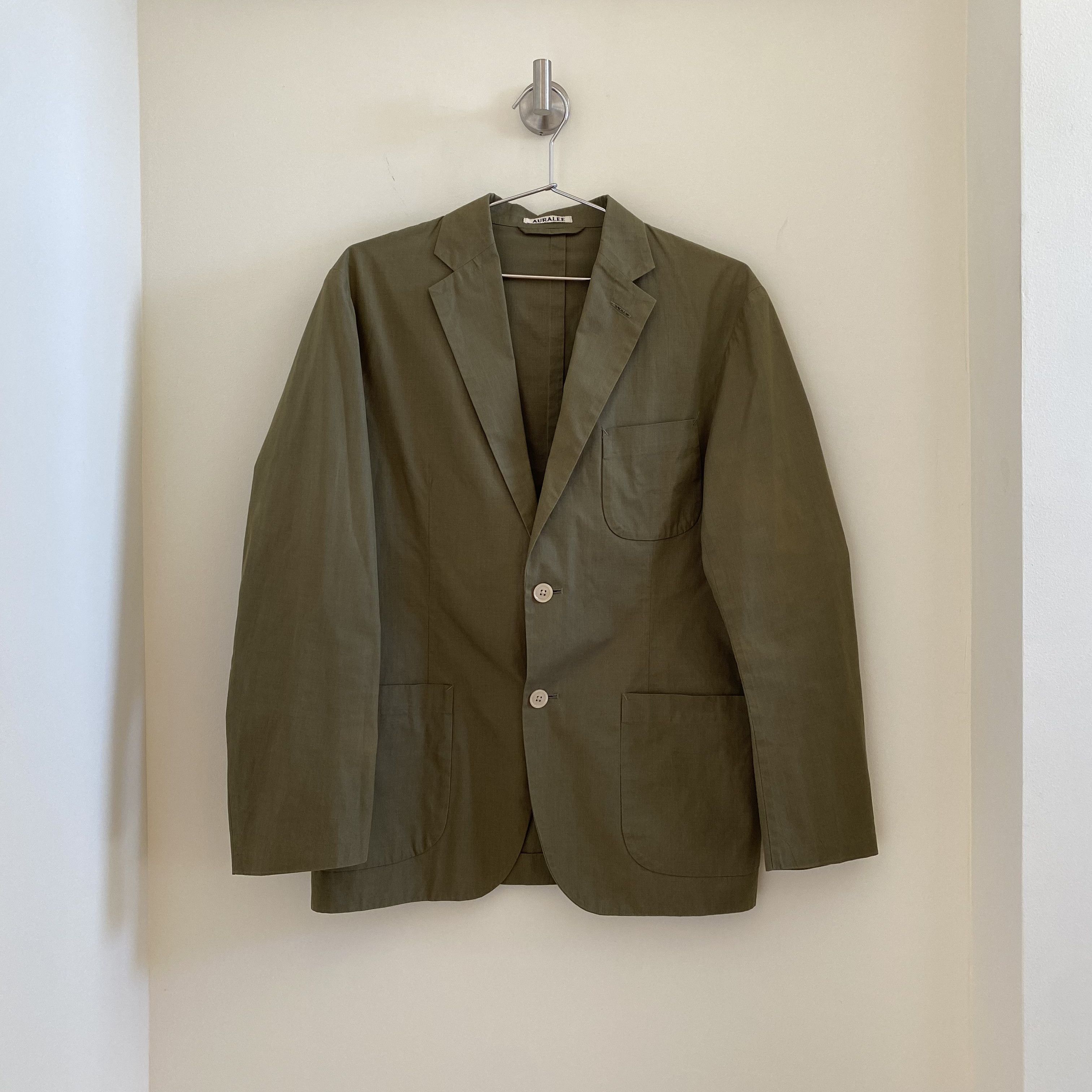 Auralee Auralee COTTON WOOL DOUBLE CLOTH BLOUZON | Grailed