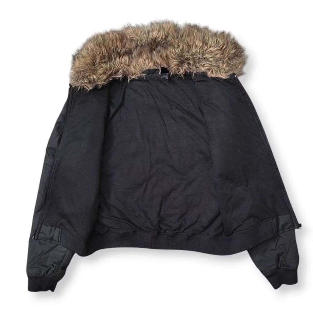 DKNY DKNY ACTIVE FUR COLLAR BOMBERS JACKET Size US L / EU 52-54 / 3 - 5 Thumbnail