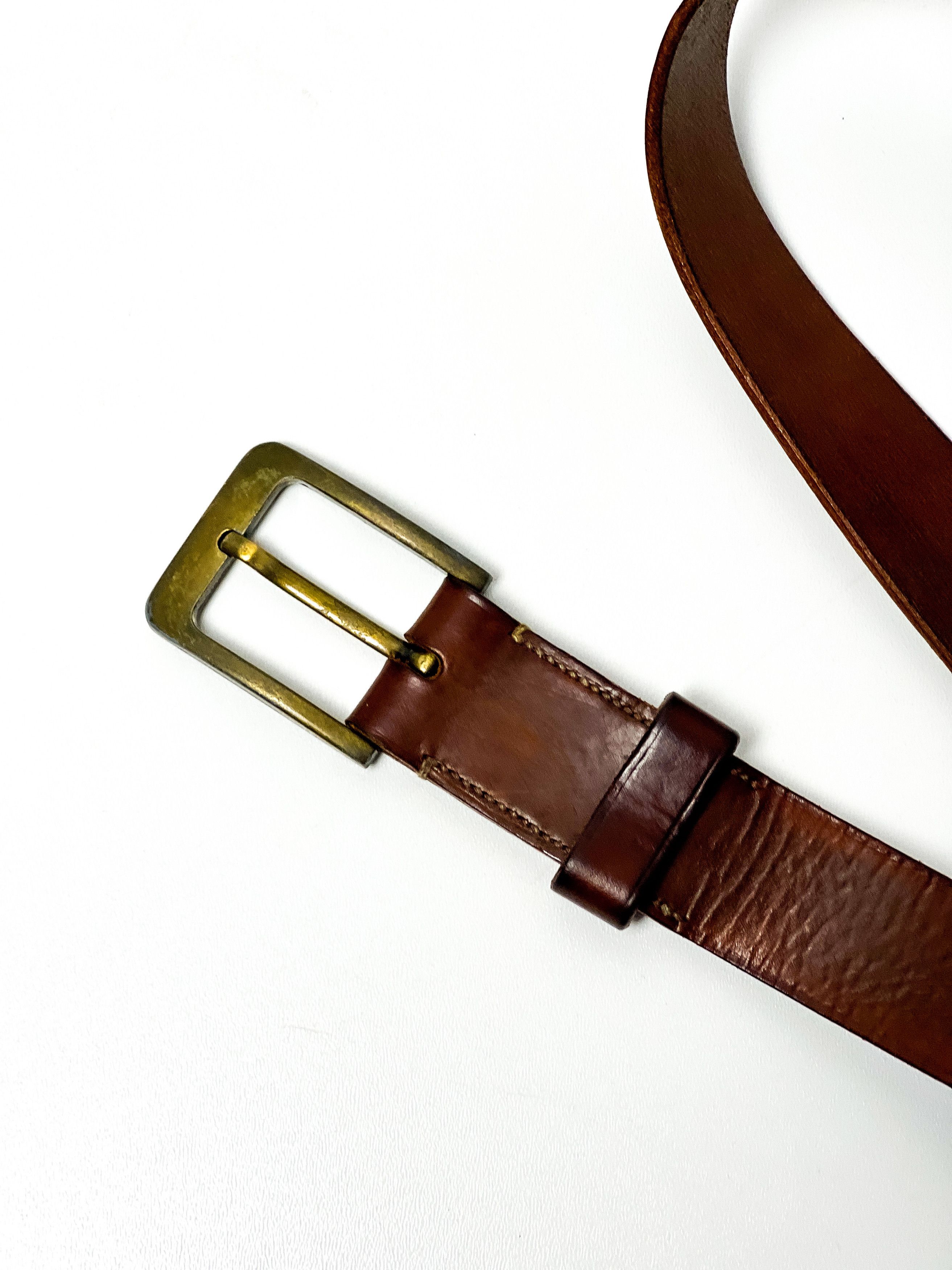 Vintage Leather Vintage Belt Size ONE SIZE - 3 Thumbnail