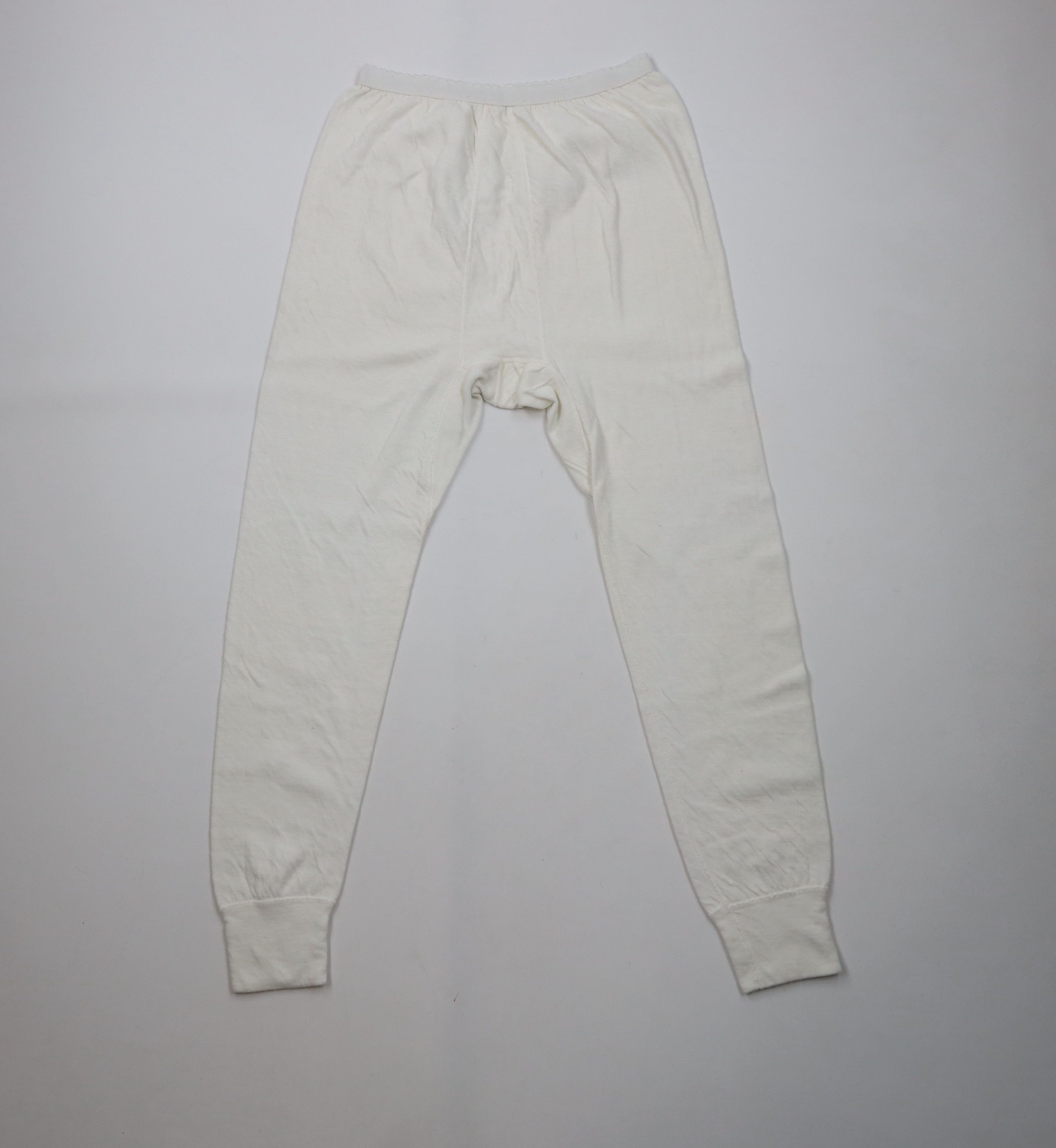 Vintage Vintage 60s 70s Streetwear Thermal Cuffed Joggers Pants USA Size 25" / US 0 / IT 36 - 1 Thumbnail