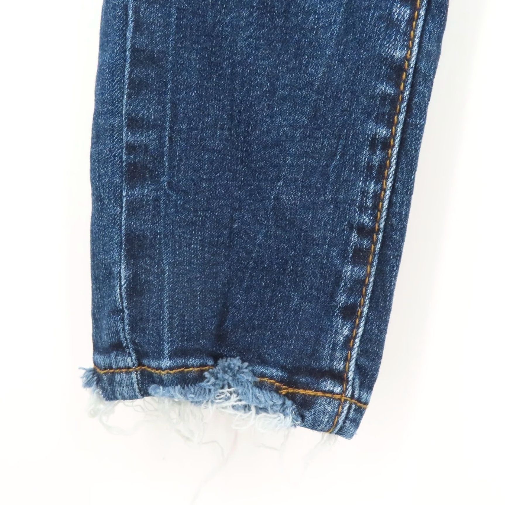 Vintage KanCan Womens Jeans 25 Amelia Wash Mid Rise Skinny Stretch Distressed VBK1276A Size 42" / US 20 - 5 Thumbnail