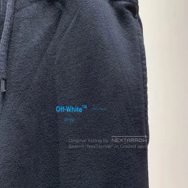 Off-White Off-White Black Cotton Casual Pants . Size US 27 - 6 Thumbnail