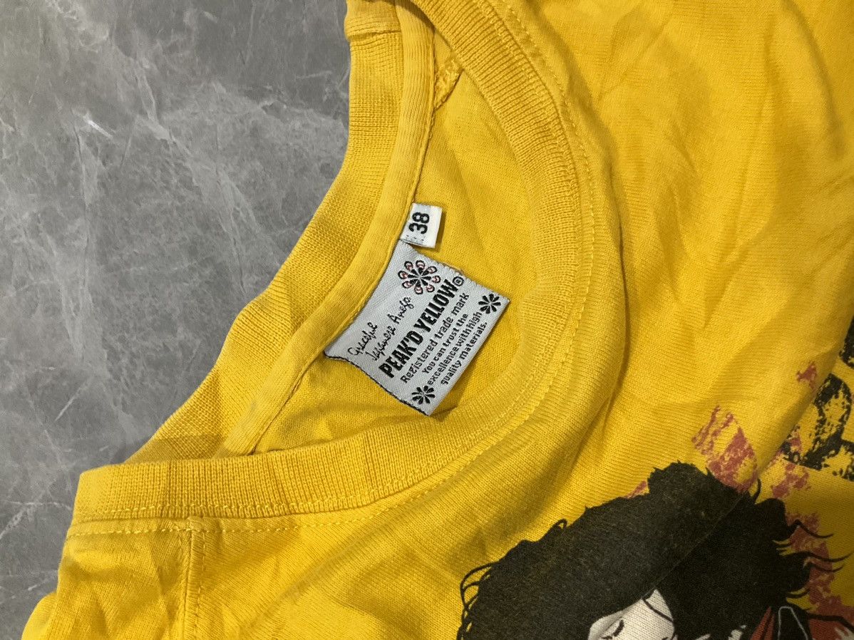 Japanese Brand × Vintage Peak’D Yellow BackHit Long Sleeve Size US S / EU 44-46 / 1 - 6 Thumbnail