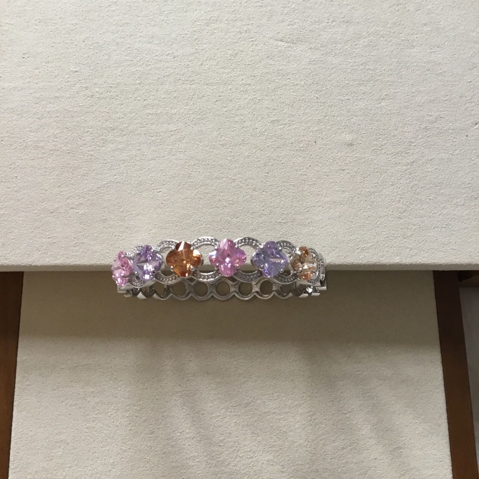 Other Silver Multi-Crystal Bracelet Size ONE SIZE - 5 Thumbnail