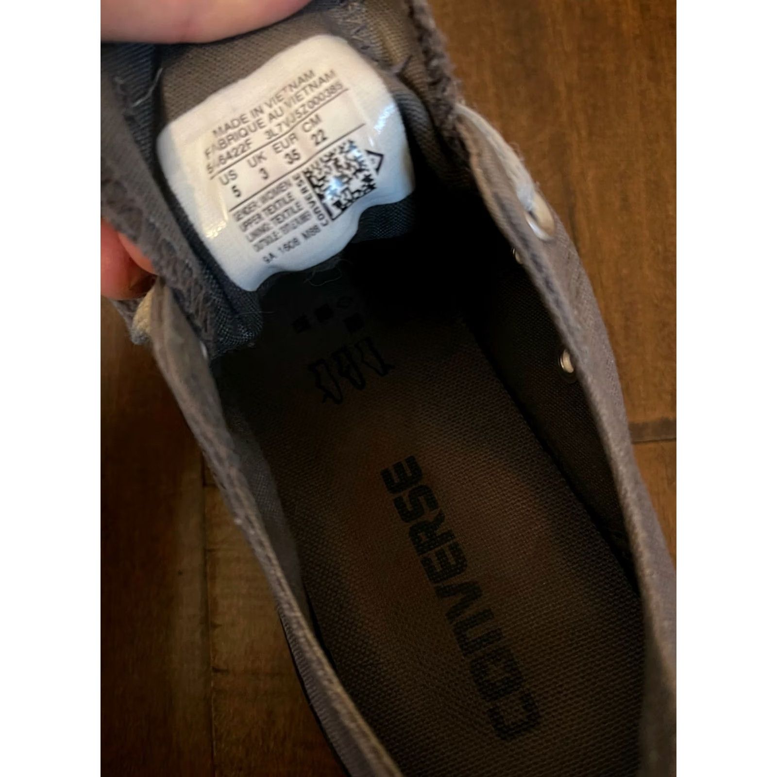 Converse Converse All Star Chuck 546422F Gray Ox Double Tongue Fern Leaf Women’s 5 Sneaker Size US 5 / IT 35 - 7 Thumbnail