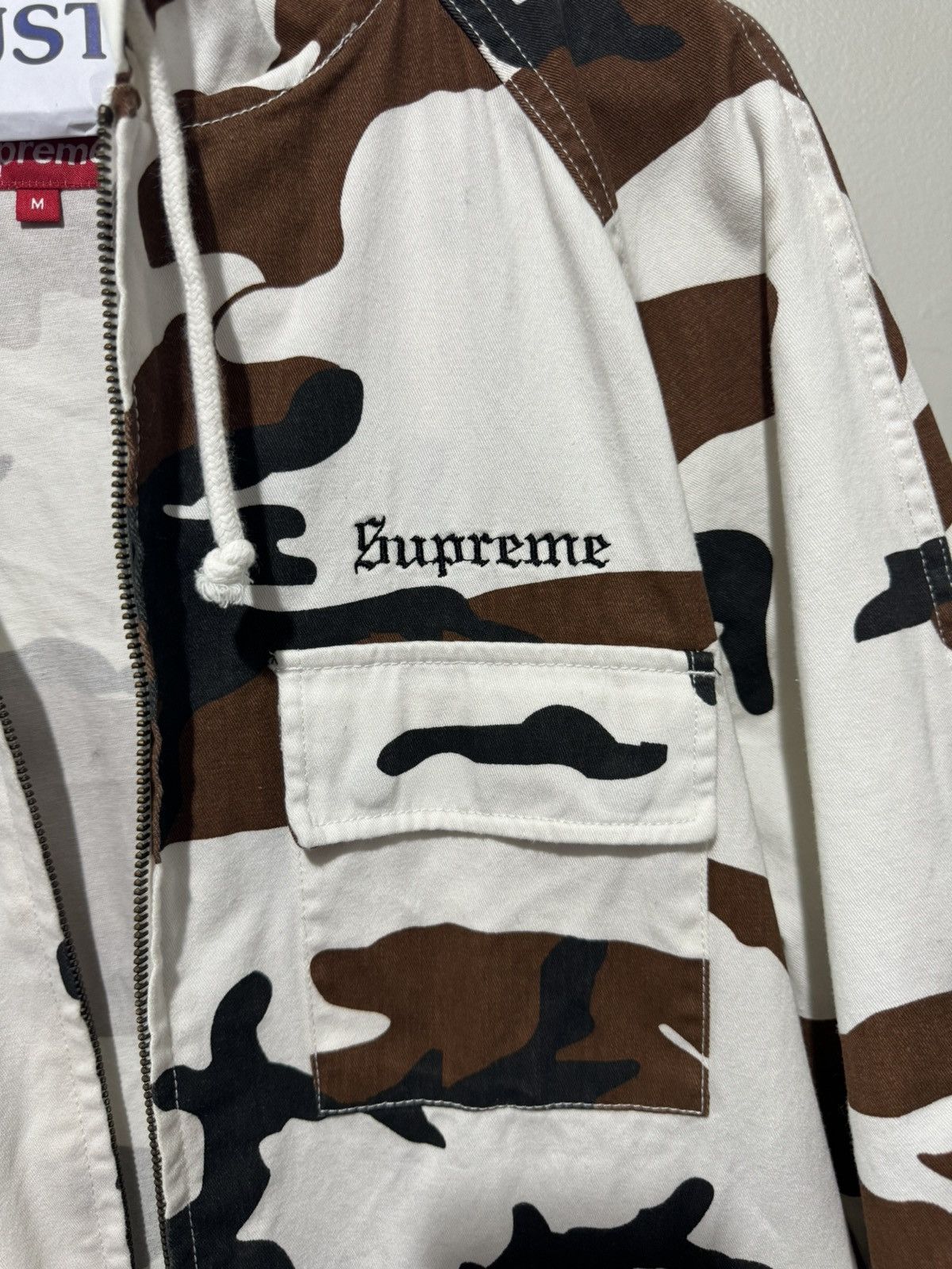 Supreme Supreme Twill Zip up Parka Brown Camo Medium Size US M / EU 48-50 / 2 - 3 Thumbnail