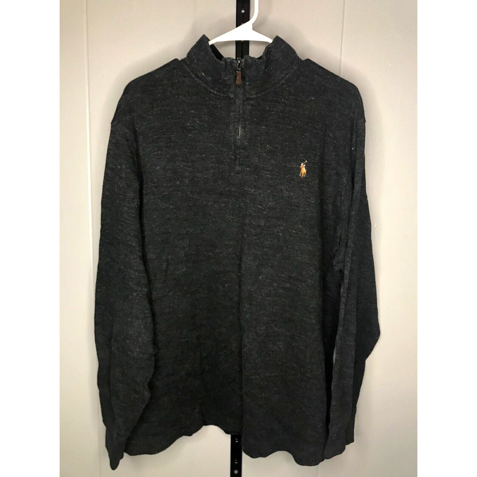 Polo Ralph Lauren Polo Ralph Lauren Sweater Men's Estate Rib 1/4 Zip Pullover Size US XL / EU 56 / 4 - 1 Thumbnail