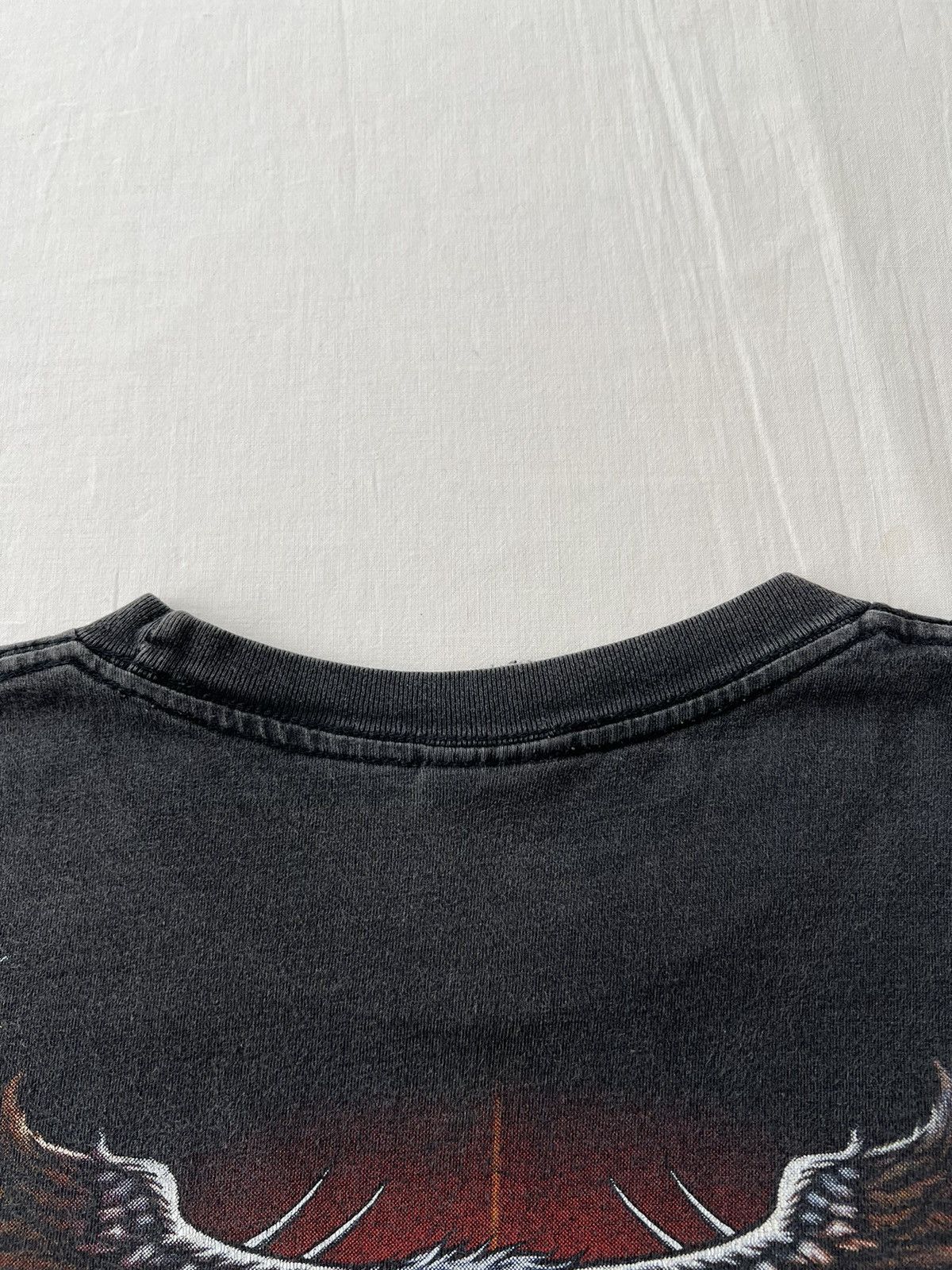 Vintage Vintage 90s East Coast Choppers Biker Moto Black T-shirt Size US XL / EU 56 / 4 - 16 Thumbnail