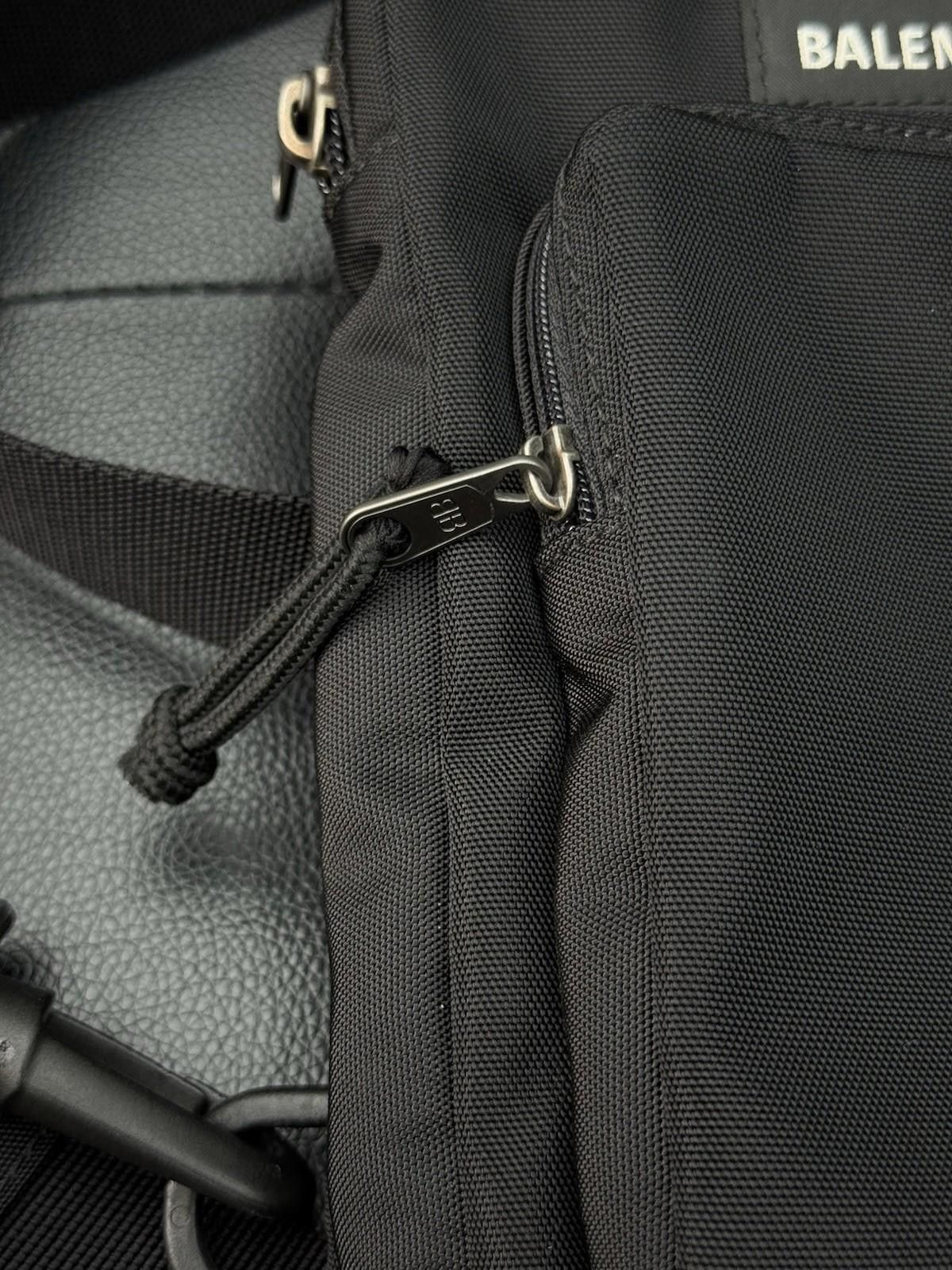 Balenciaga BALENCIAGA Explorer Shoulder Bag Black Unisex $1000 Retail Size ONE SIZE - 11 Thumbnail