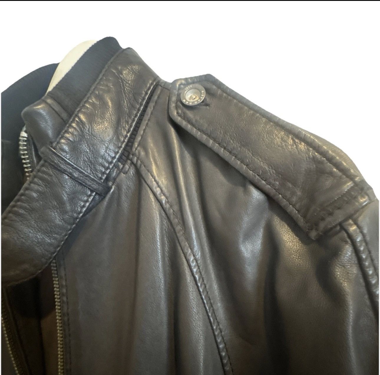 G-Star G-Star Black Astron Leather Bomber Jacket ~ MED Size US M / EU 48-50 / 2 - 3 Thumbnail
