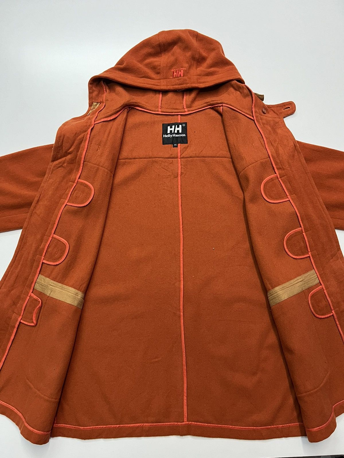 Helly Hansen 🔥HELLY HANSEN DUFFLE COAT WITH HOODIE Size US L / EU 52-54 / 3 - 6 Thumbnail