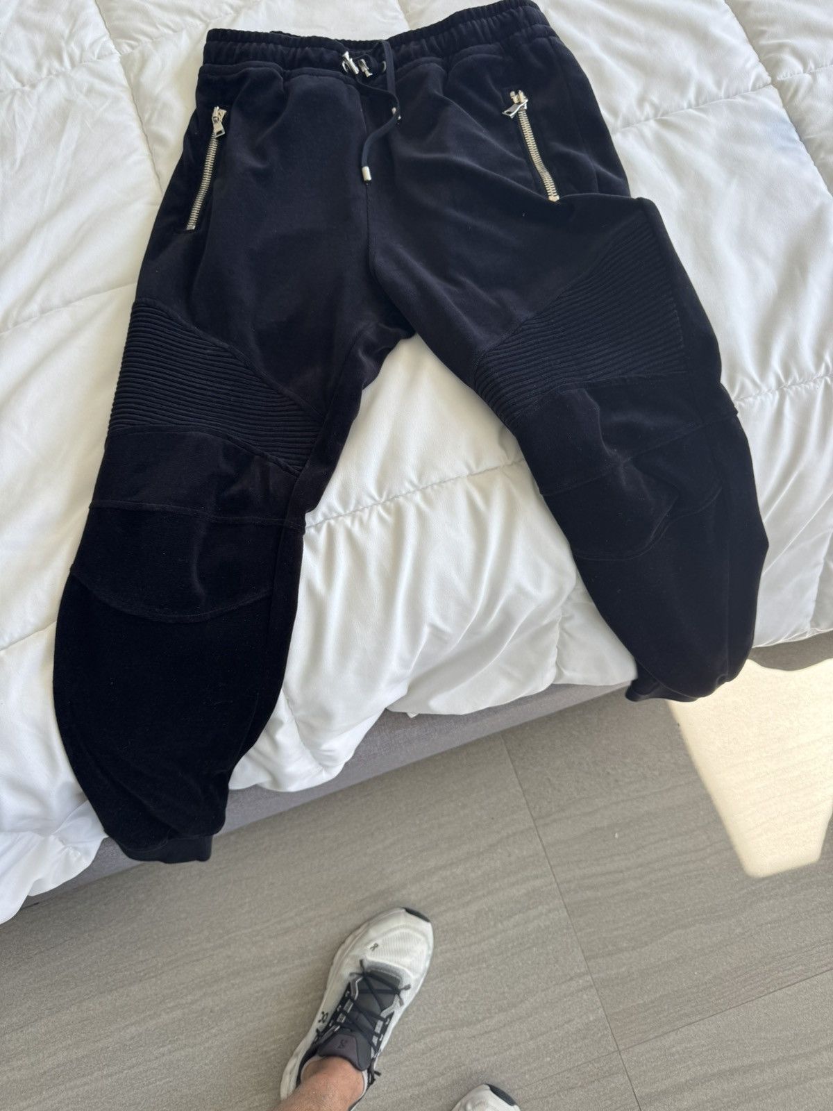 Balmain Balmain biker Velvet feel pant Size US 32 / EU 48 - 1 Thumbnail