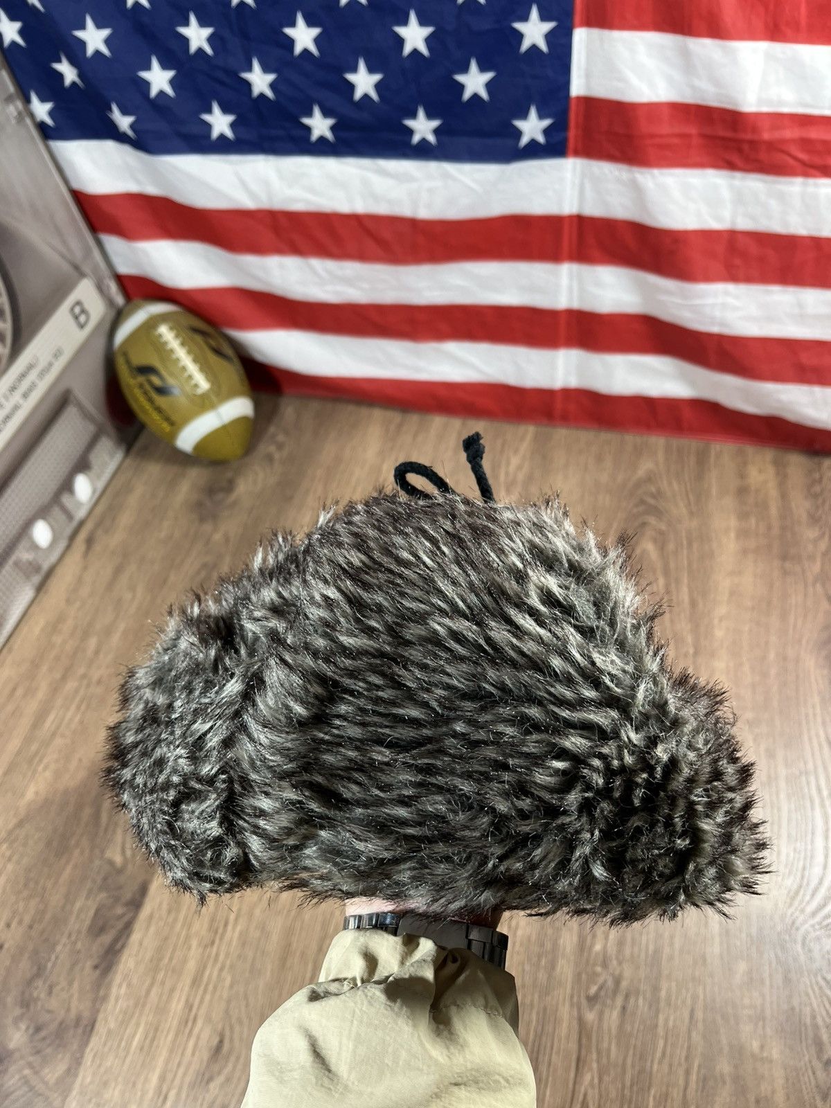 Japanese Brand Vintage Fuzzy Mohair Ushanka Drill Hat Y2k Size ONE SIZE - 9 Thumbnail