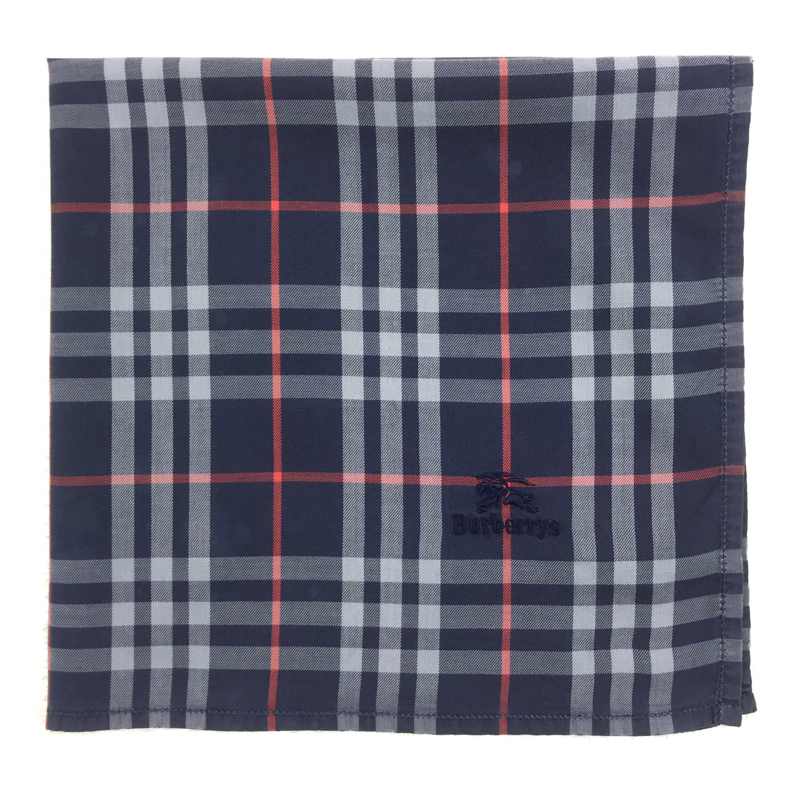 Burberry × Vintage Vintage Burberry Nova Check Bandana Neckerchief Handkerchief Size ONE SIZE - 2 Thumbnail