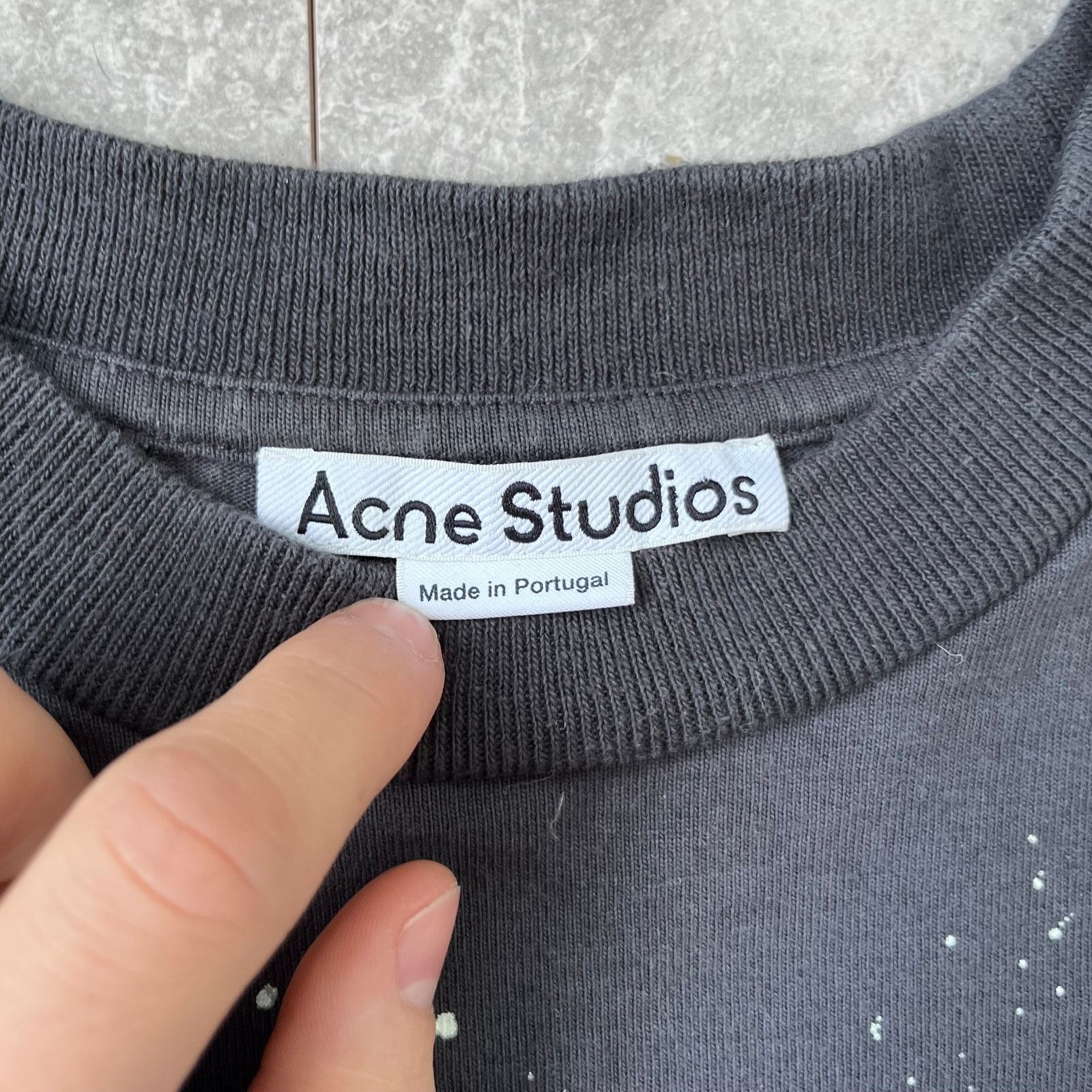 Acne Studios Acne Studios Black Hole Graphic Long Sleeve Shirt Size S Size US S / EU 44-46 / 1 - 6 Thumbnail