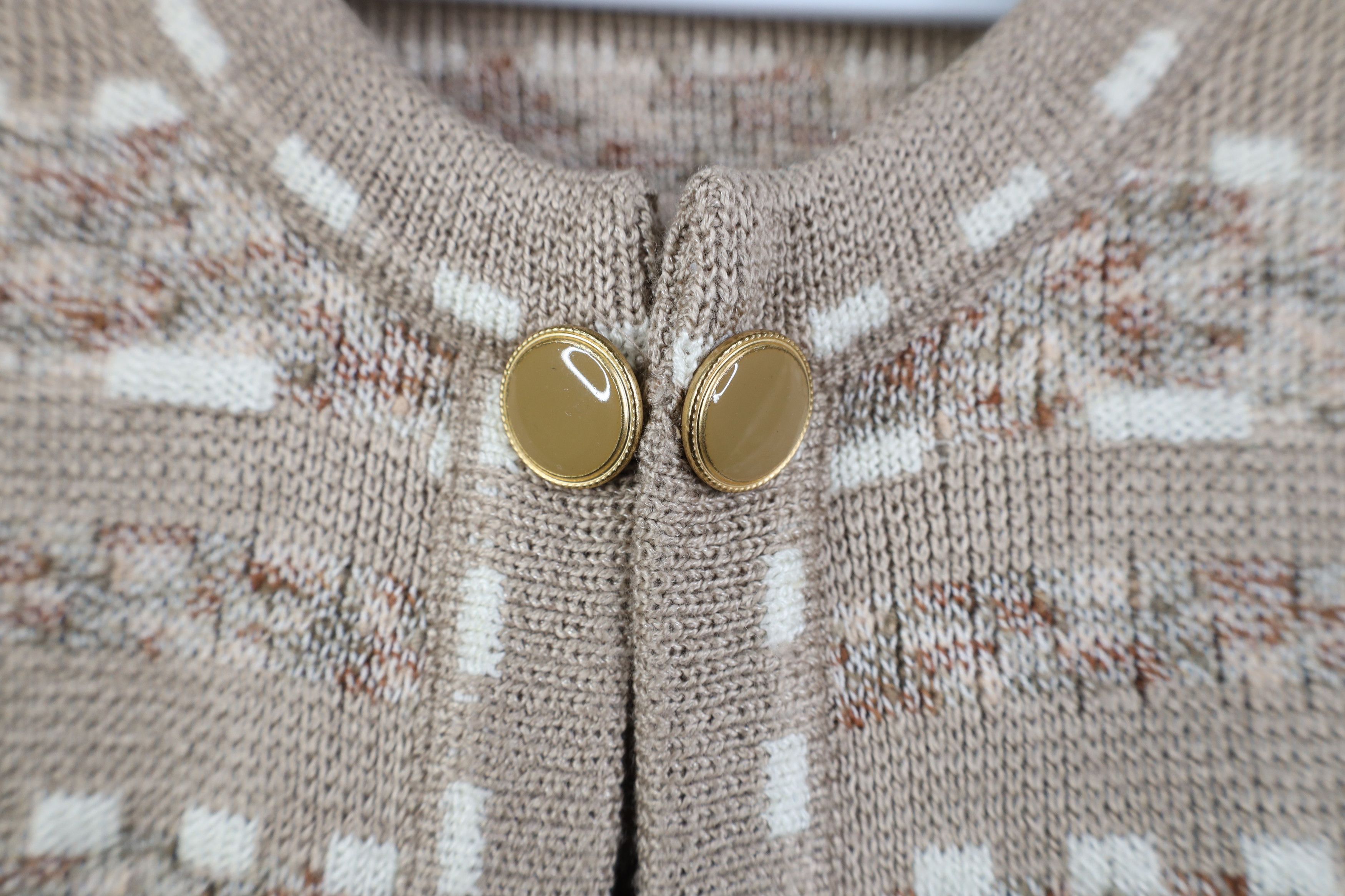 Vintage Vintage 90s Streetwear Fleck Top Button Cardigan Sweater USA Size XL / US 12-14 / IT 48-50 - 4 Thumbnail