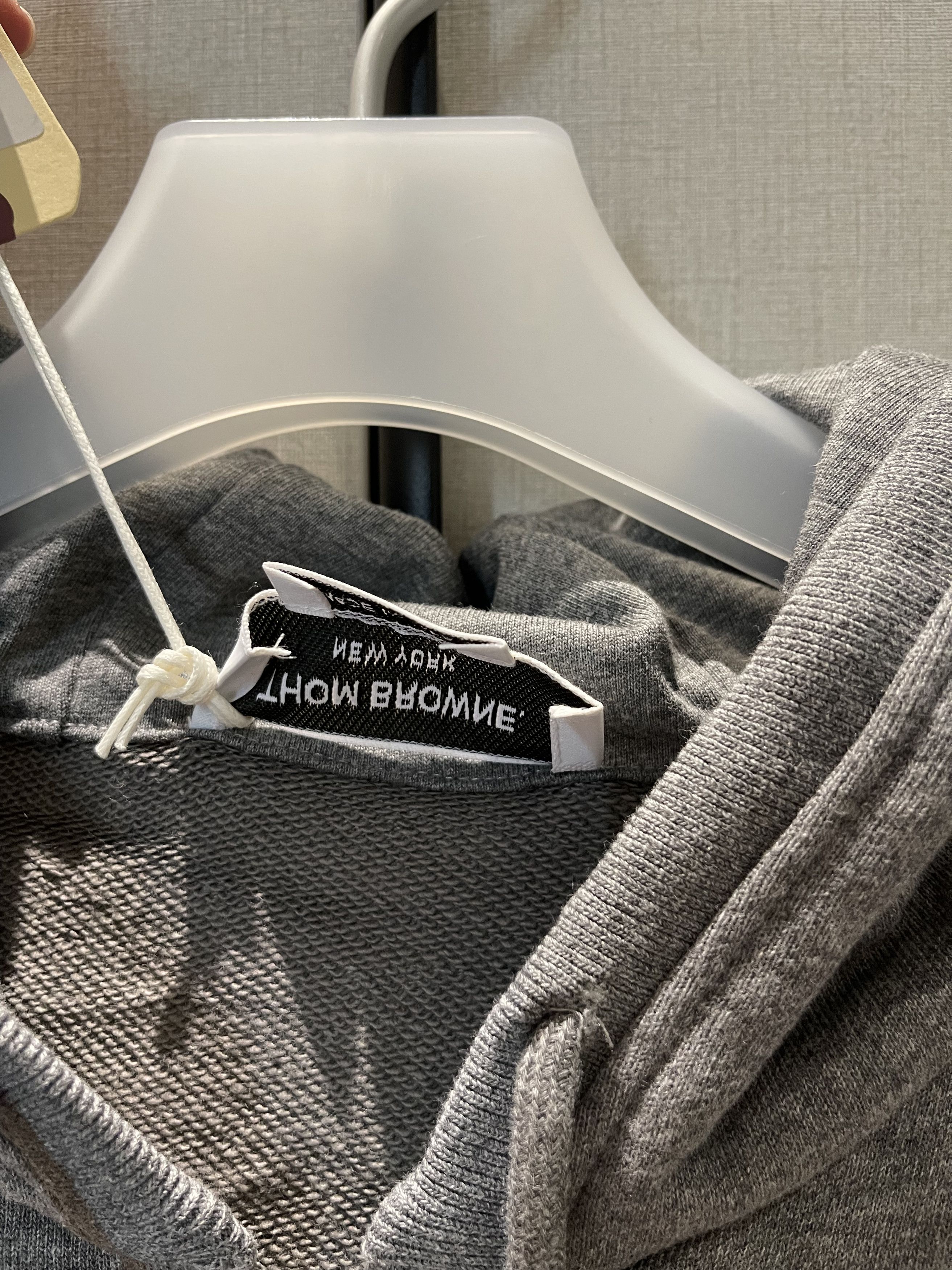Thom Browne Thom Browne Zip Hoodie Grey Size US L / EU 52-54 / 3 - 7 Thumbnail