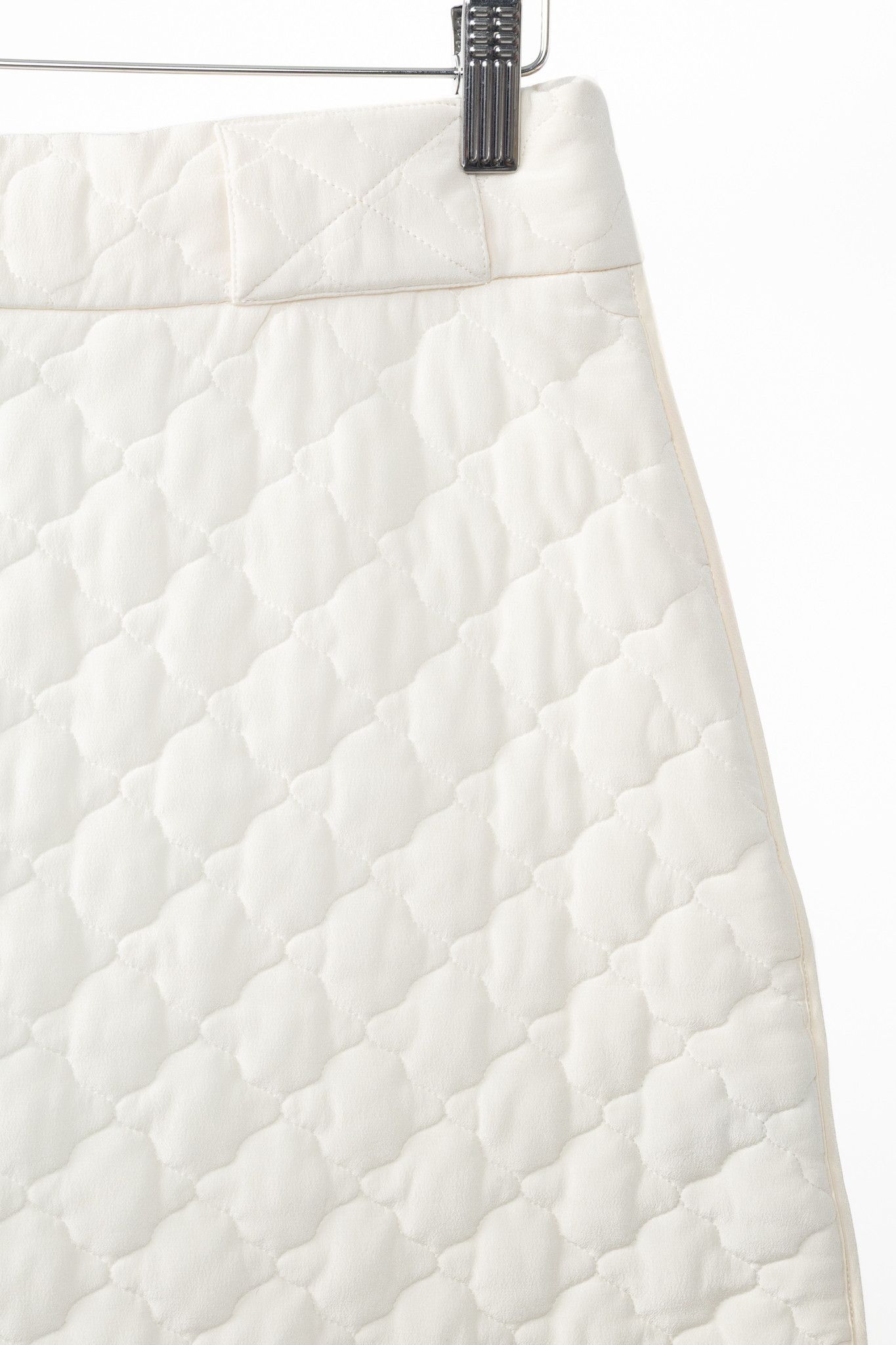 Fendi Fendi SS20 Runway Quilted Silk Crepe de Chine Mini Skirt Size 27" / US 4 / IT 40 - 5 Thumbnail